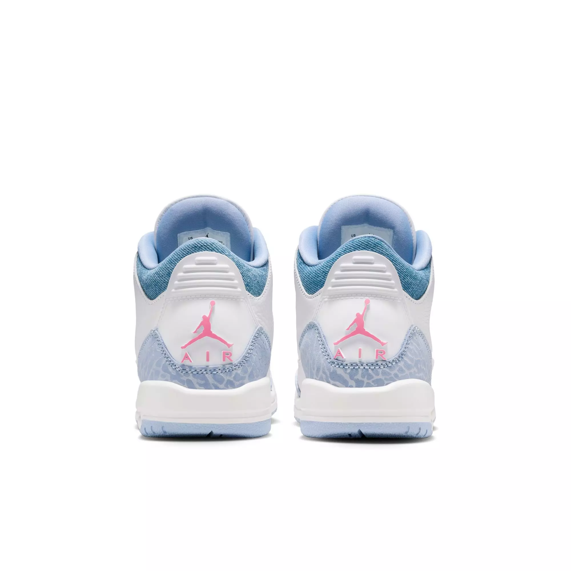 Jordan 3 Retro "Cobalt Bliss" Grade School Girls' Shoe - WHITE/PINK GLOW/COBALT BLISS