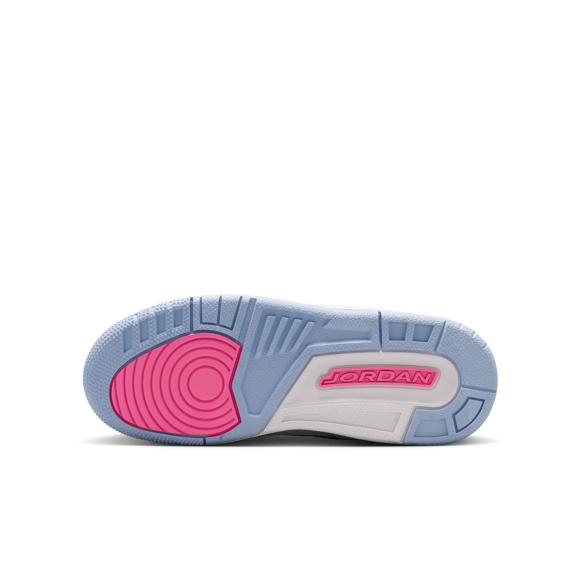 Jordan 3 Retro "Cobalt Bliss" Girls' Grade School Shoe