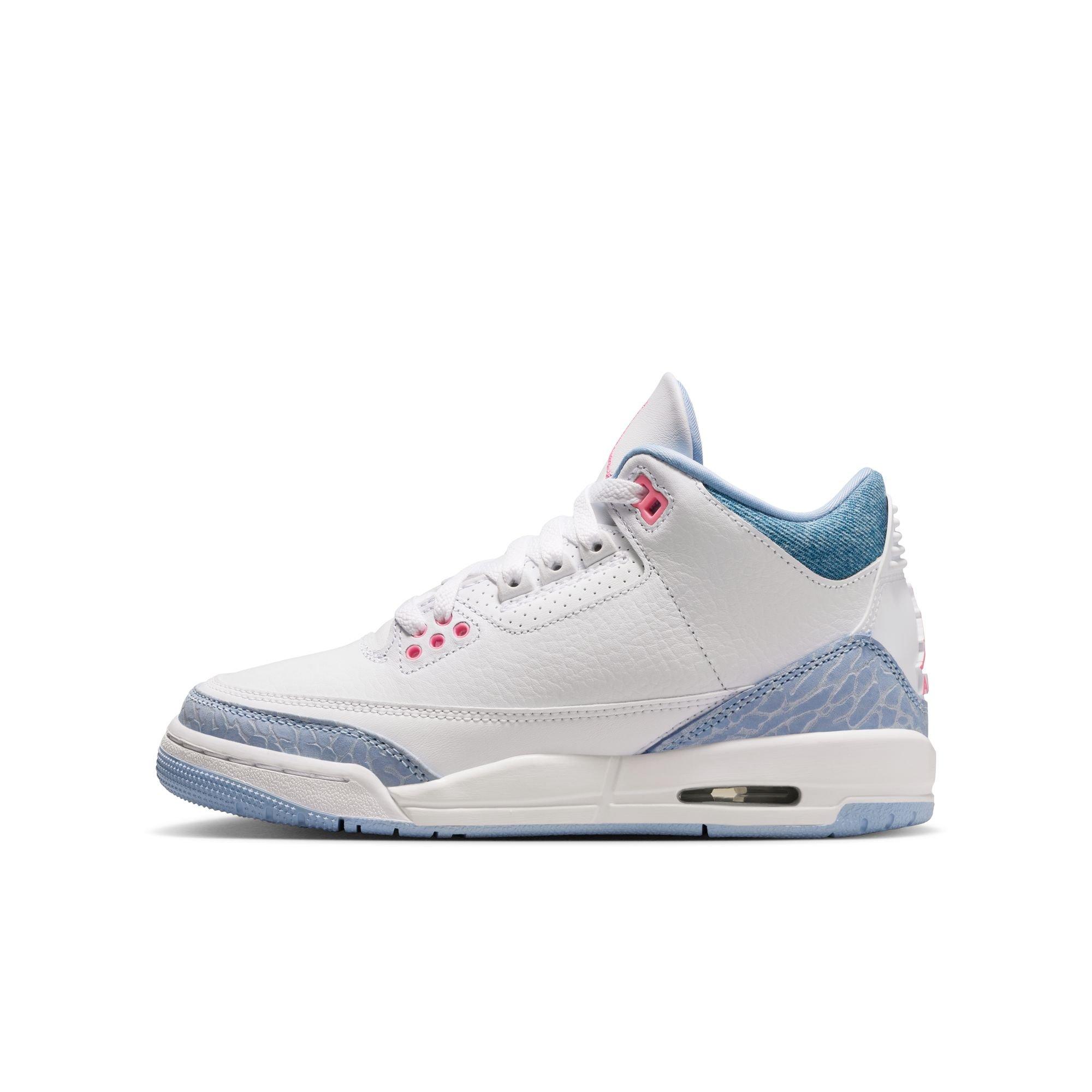 Jordan 3 Retro "Cobalt Bliss" Girls' Grade School Shoe