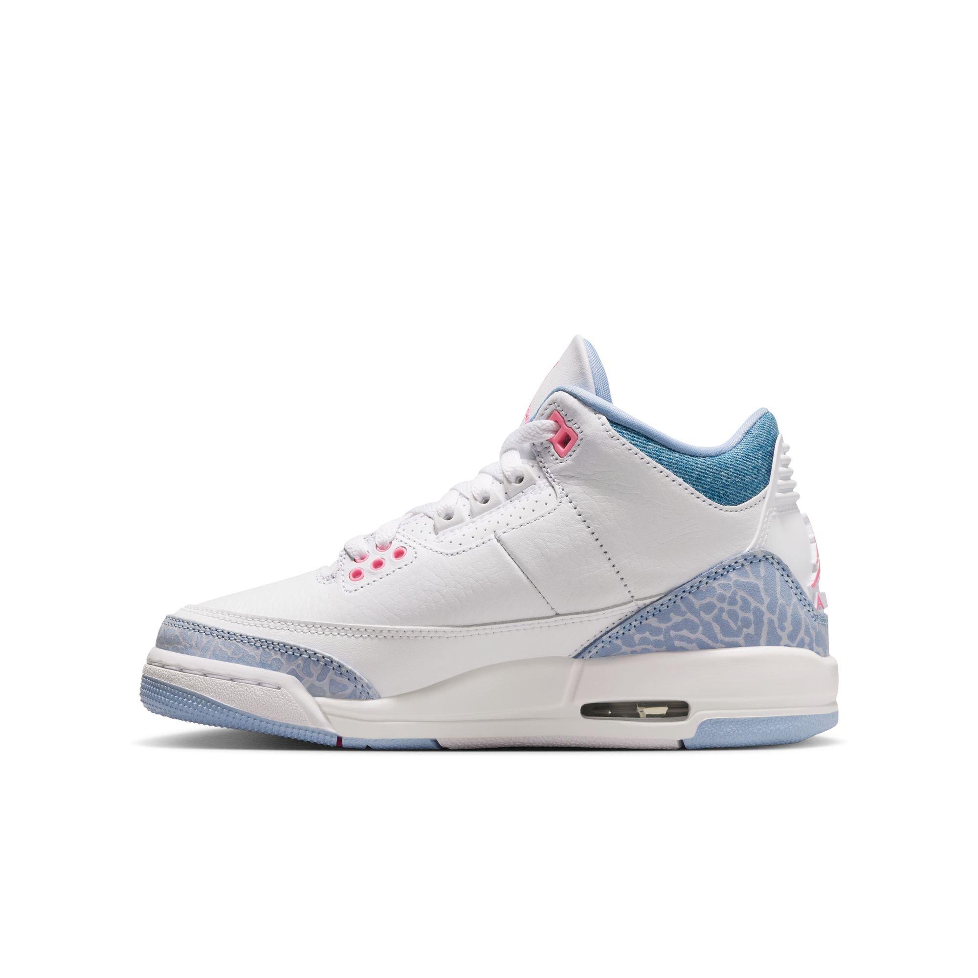 Jordan 3 Retro "Cobalt Bliss" Girls' Grade School Shoe