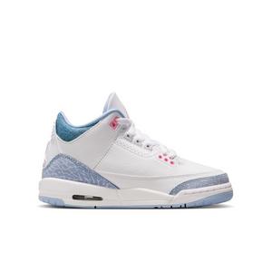 Jordan 3 Retro "Cobalt Bliss" Grade School Girls' Shoe