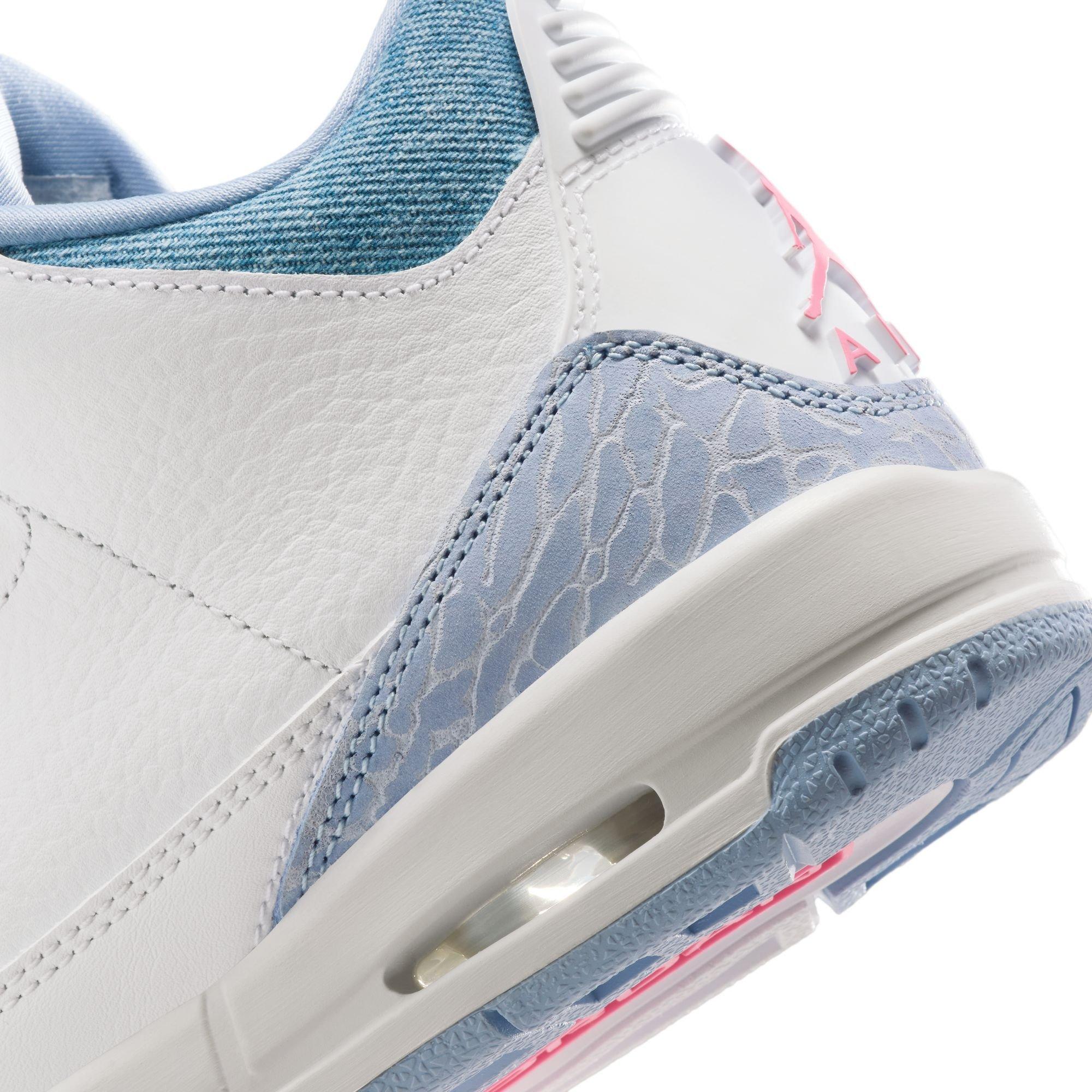 Jordan 3 Retro "Cobalt Bliss" Girls' Grade School Shoe