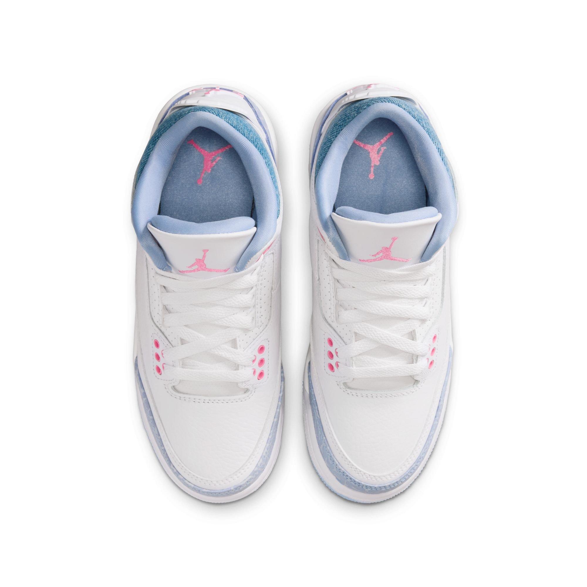 Jordan 3 Retro "Cobalt Bliss" Girls' Grade School Shoe