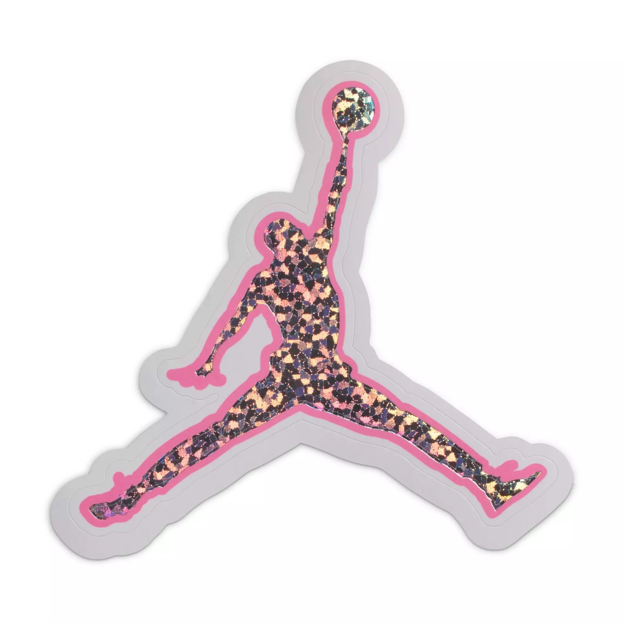 Jordan 1 Mid SE "Cobalt Bliss/Pink Glow/White" Grade School Girls' Shoe - BLUE/PINK