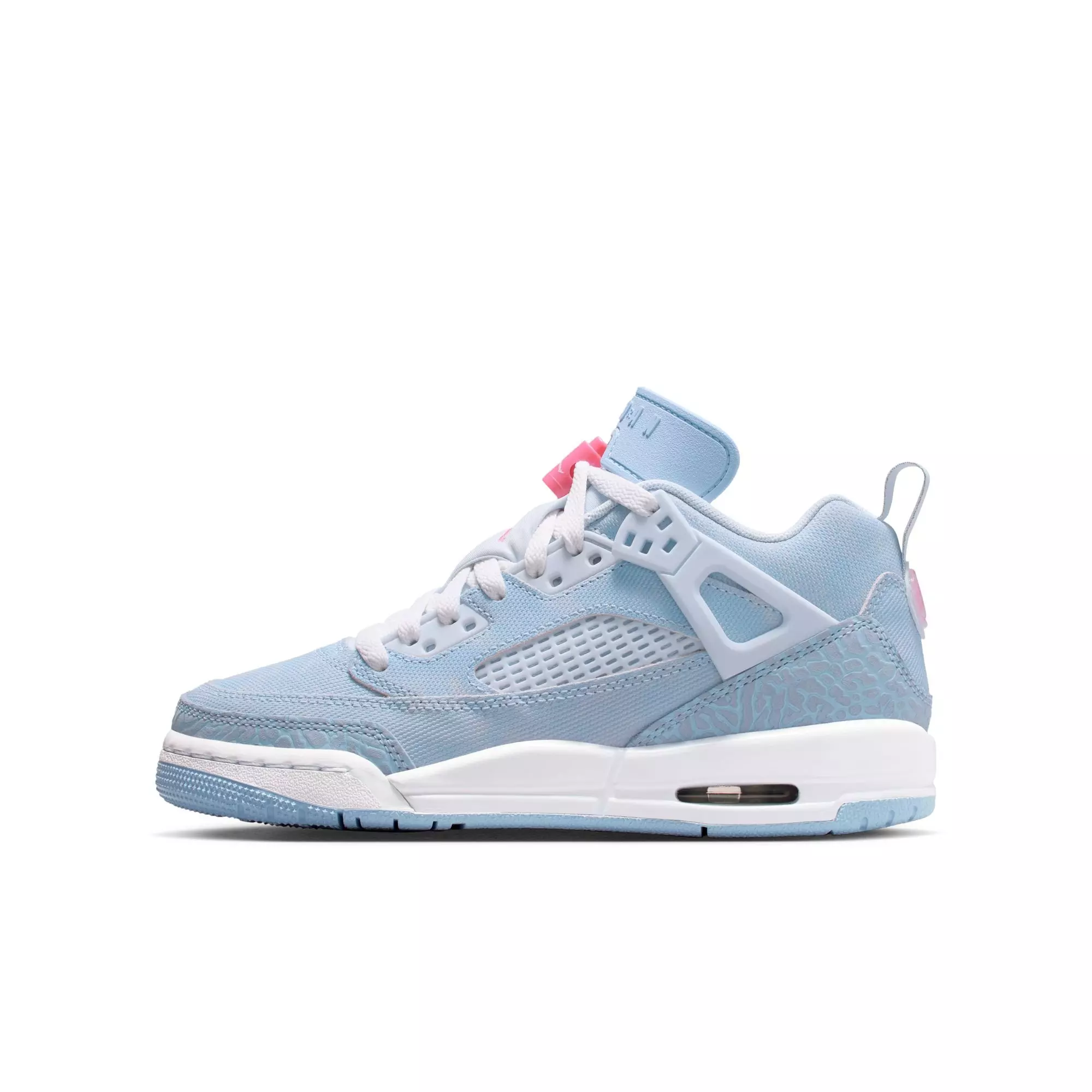 Jordan Spizike Low "Cobalt Bliss/Pink Glow" Grade School Girls' Shoe - BLUE/PINK