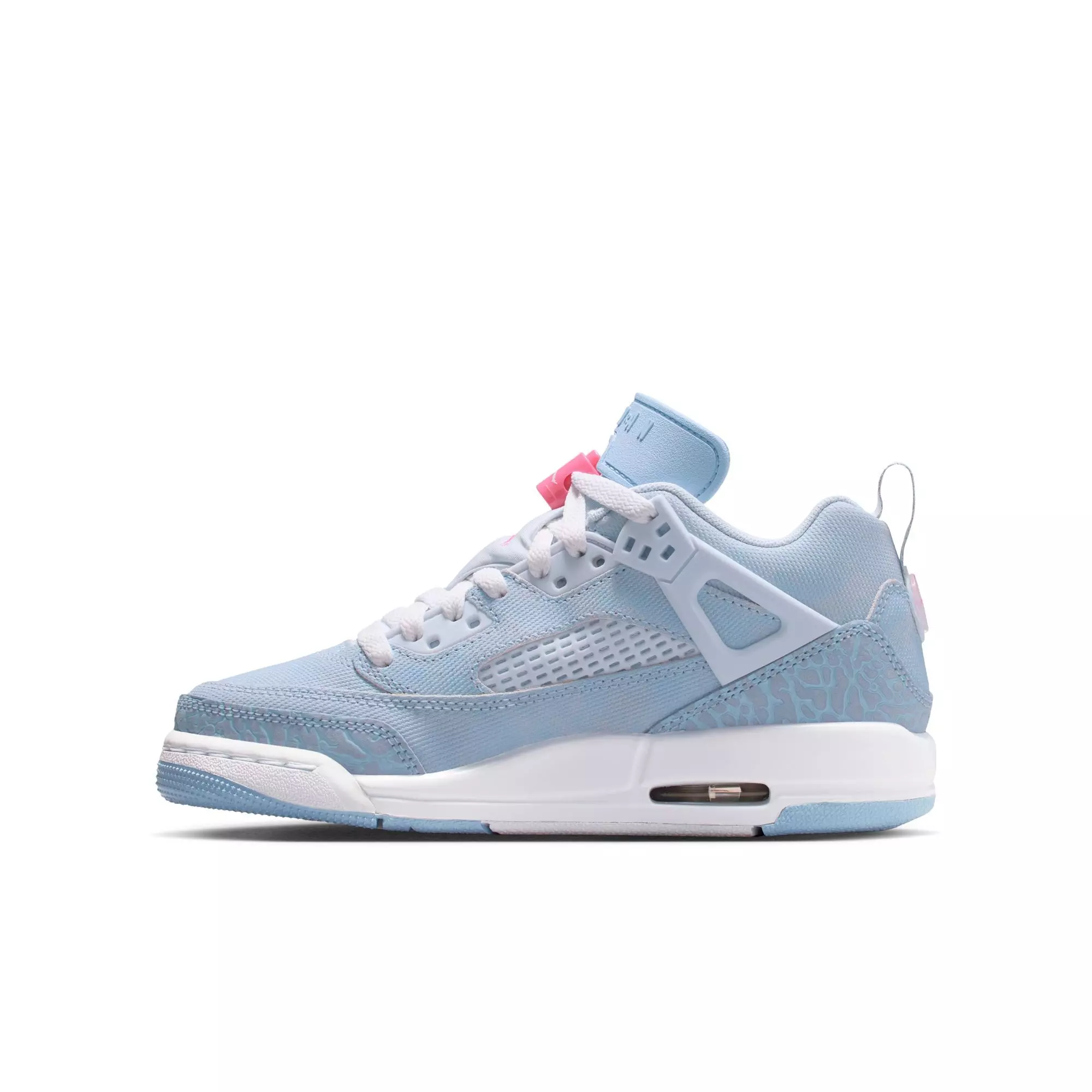 Jordan Spizike Low "Cobalt Bliss/Pink Glow" Grade School Girls' Shoe - BLUE/PINK