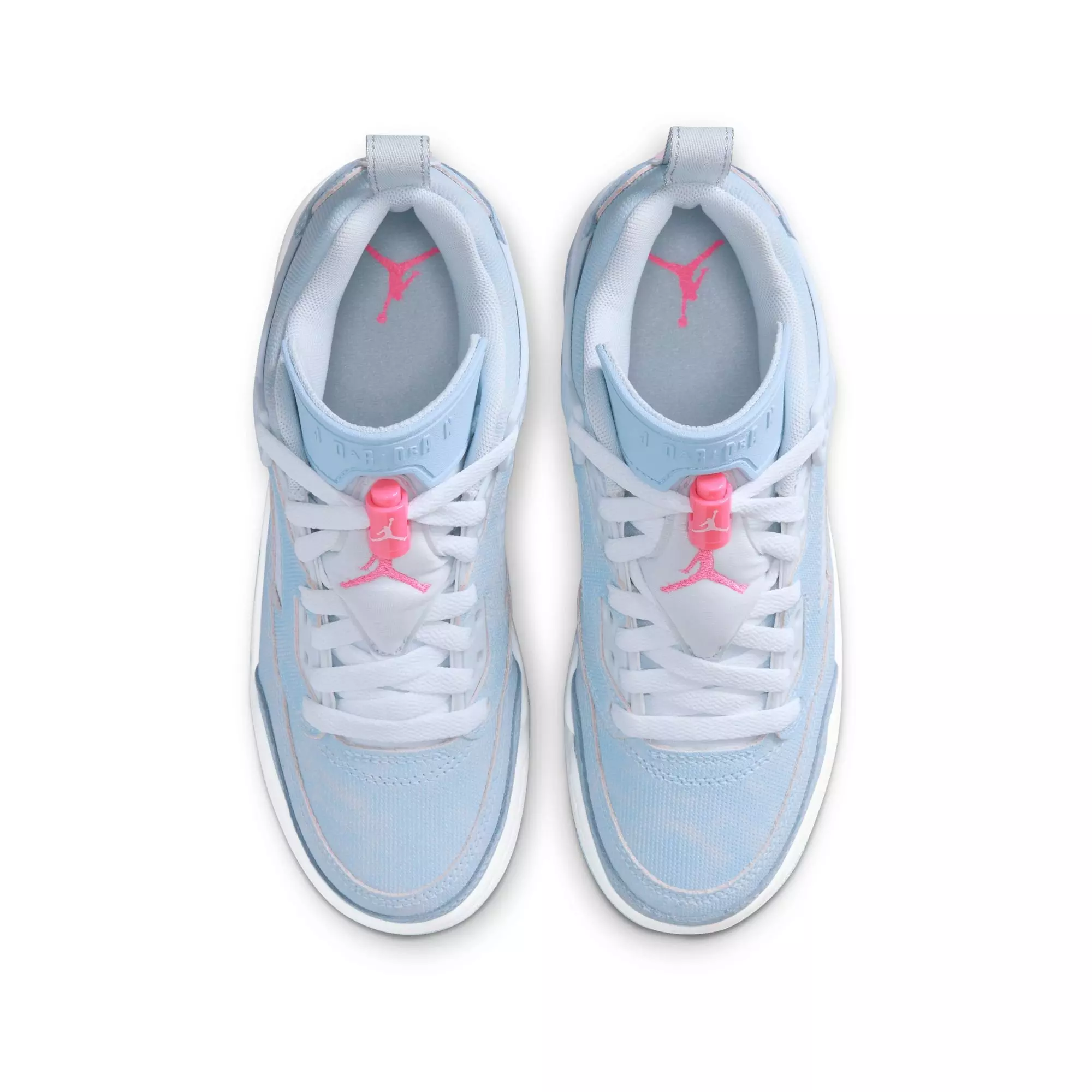 Jordan Spizike Low "Cobalt Bliss/Pink Glow" Grade School Girls' Shoe - BLUE/PINK