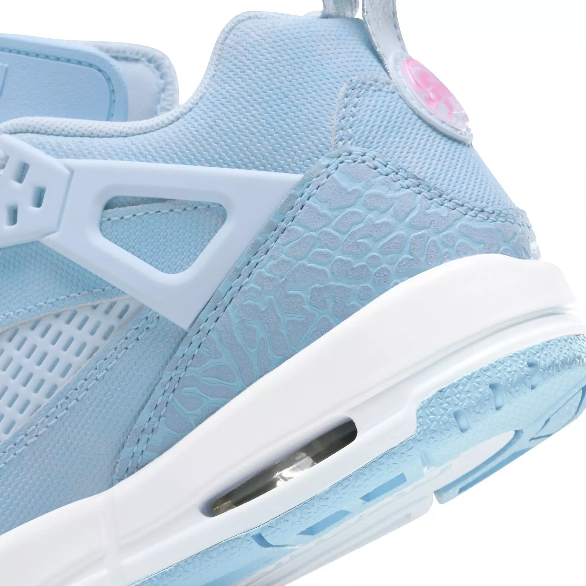 Jordan Spizike Low "Cobalt Bliss/Pink Glow" Grade School Girls' Shoe - BLUE/PINK