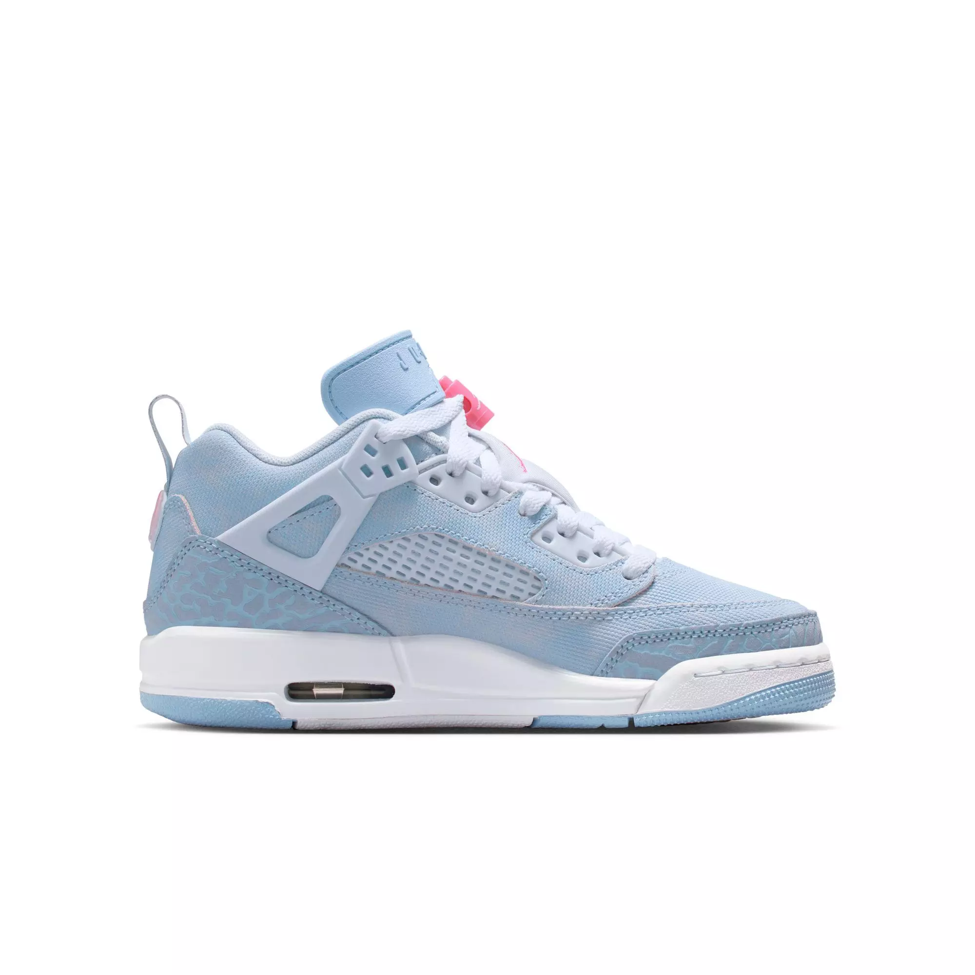 Jordan Spizike Low "Cobalt Bliss/Pink Glow" Grade School Girls' Shoe - BLUE/PINK