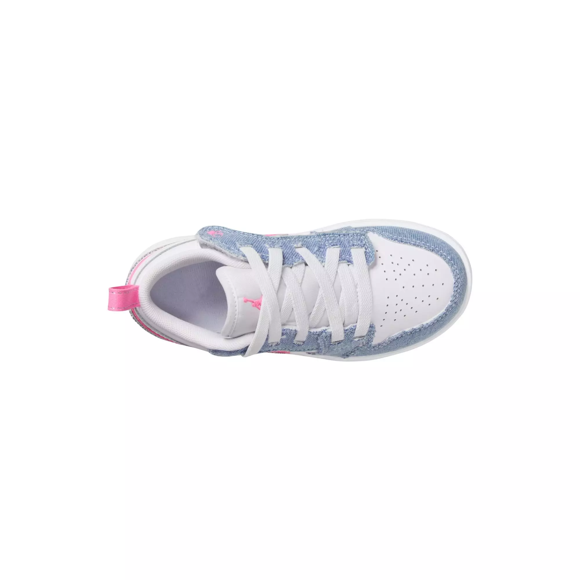 Jordan 1 Low Alt SE "Cobalt Bliss/Pink Glow/White" Preschool Girls' Shoe - BLUE/PINK