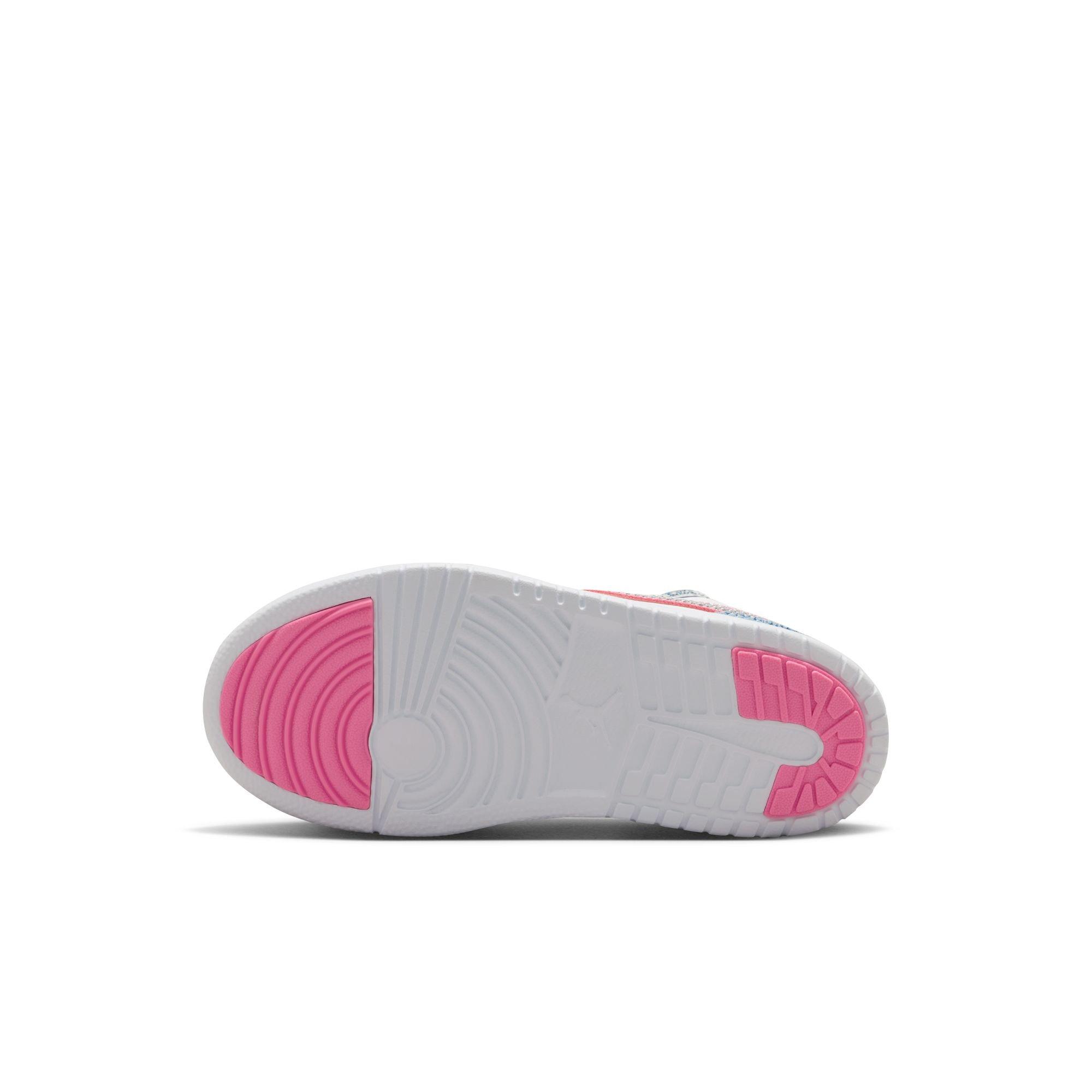 Jordan 1 Low Alt SE Preschool Girls' "Cobalt Bliss/Pink Glow/White" Shoe