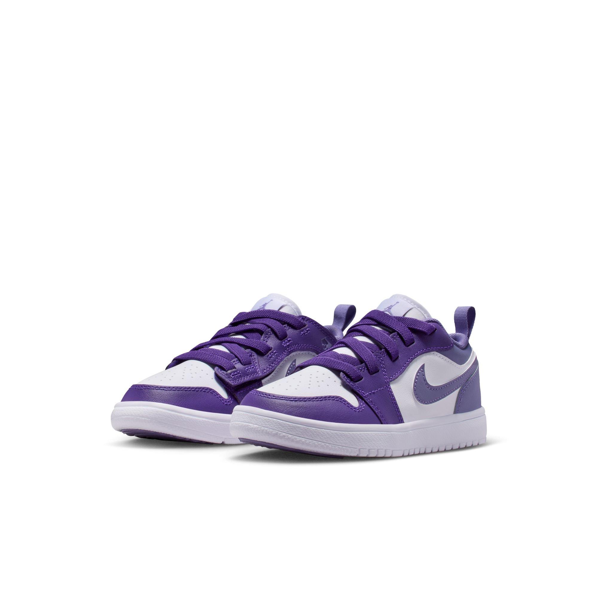 Jordan 1 Low Alt Preschool Girls' "Court Purple/Dusty Amethyst/White" Shoe