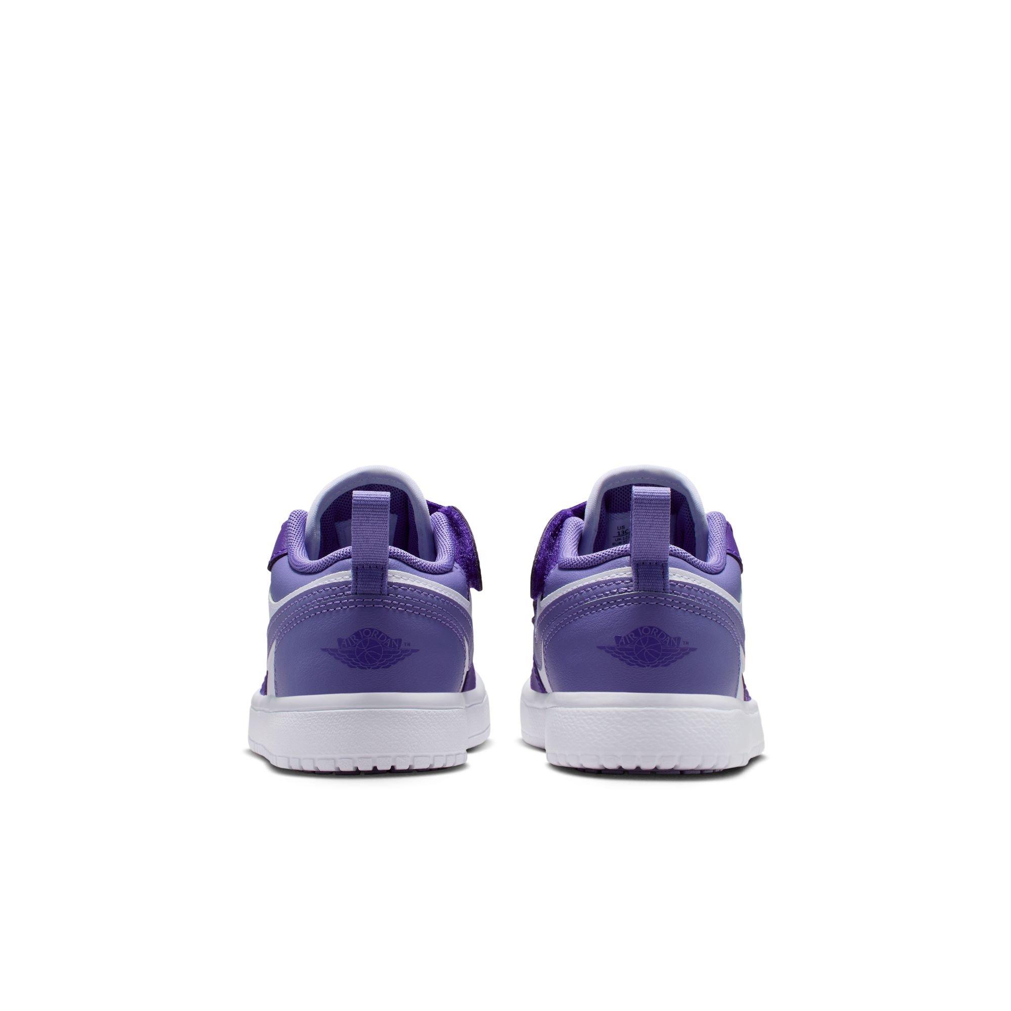 Jordan 1 Low Alt Preschool Girls' "Court Purple/Dusty Amethyst/White" Shoe