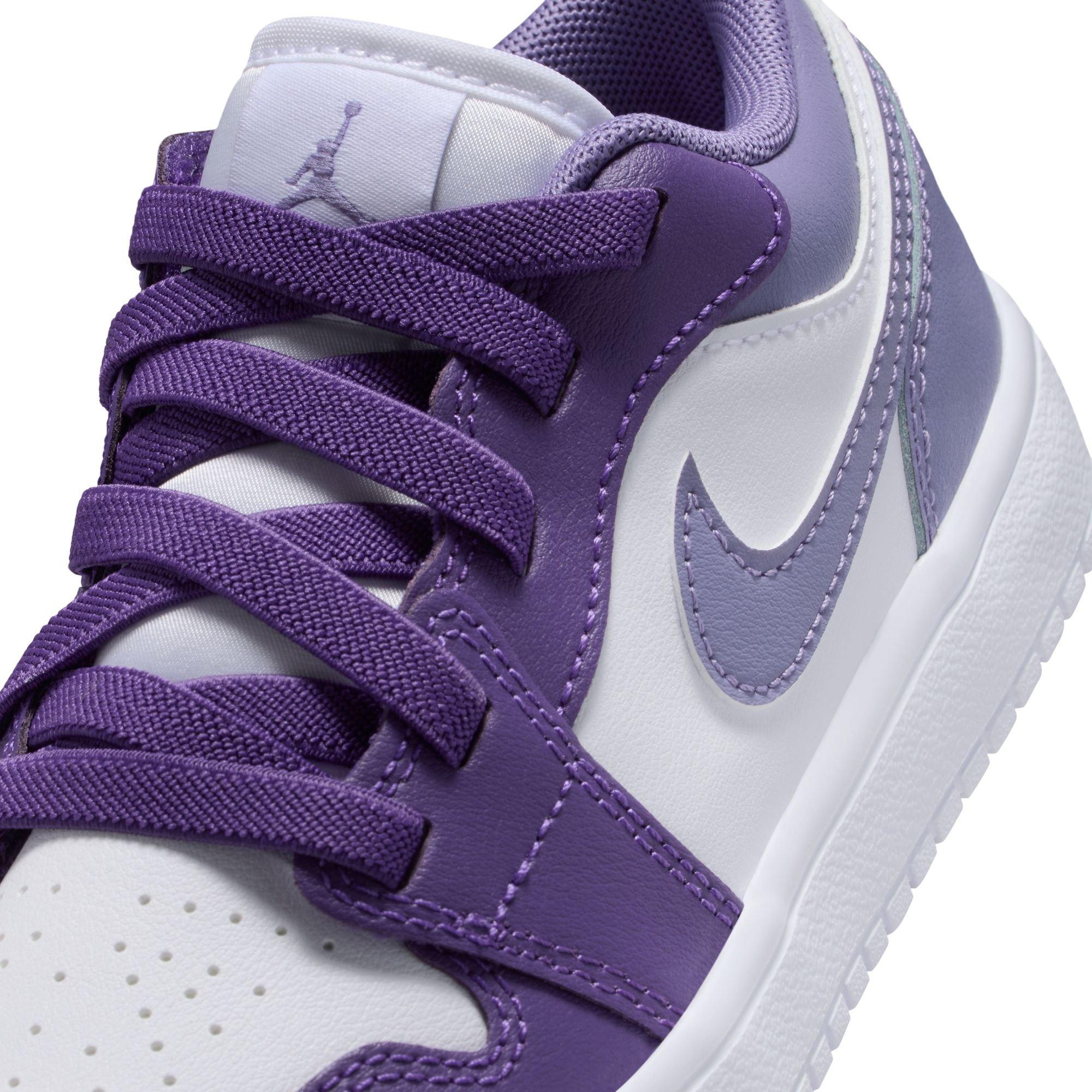 Jordan 1 Low Alt Preschool Girls' "Court Purple/Dusty Amethyst/White" Shoe