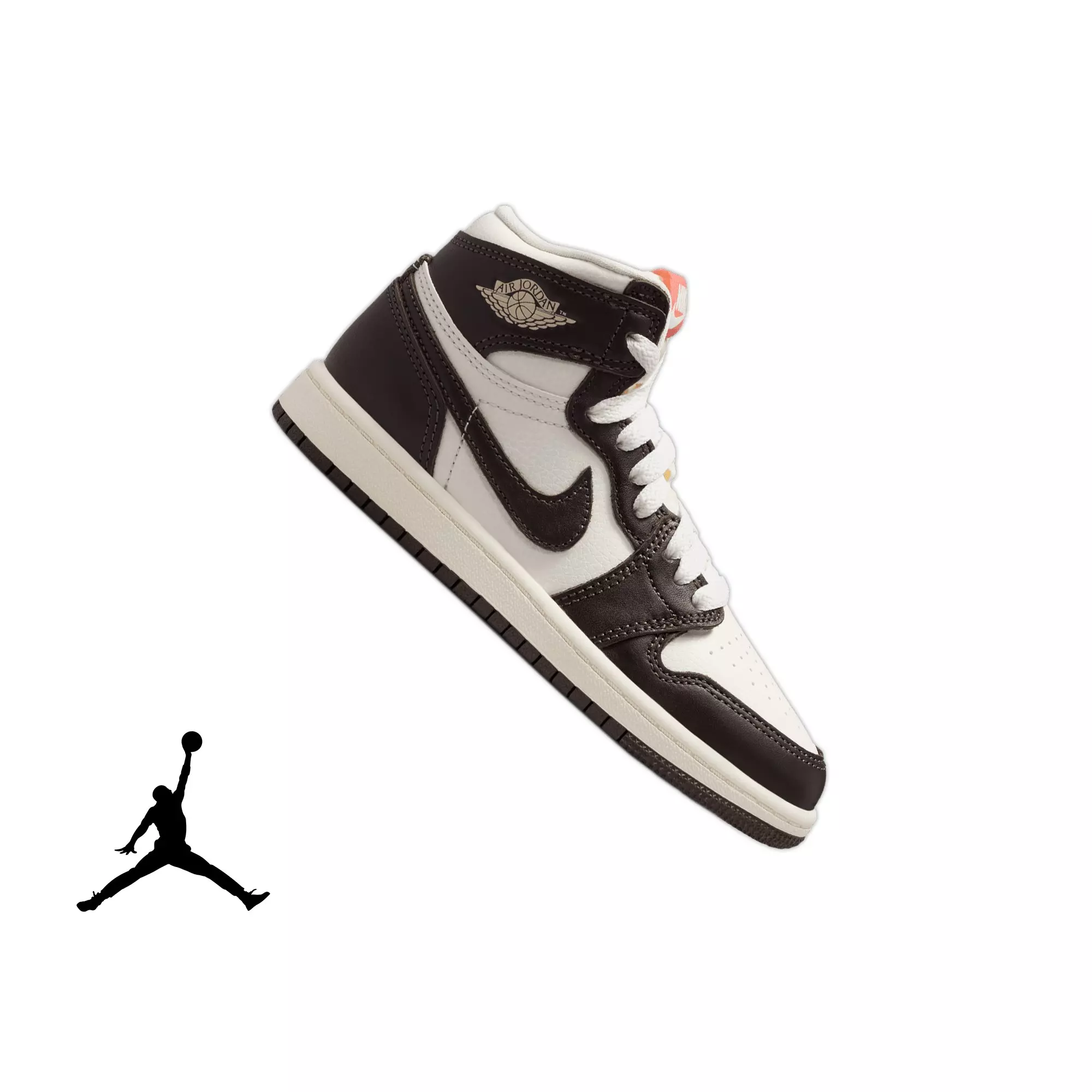 Jordan 1 High OG "Baroque Brown" Preschool Girls' Shoe - BAROQUE BROWN/SAIL/MADDER ROOT