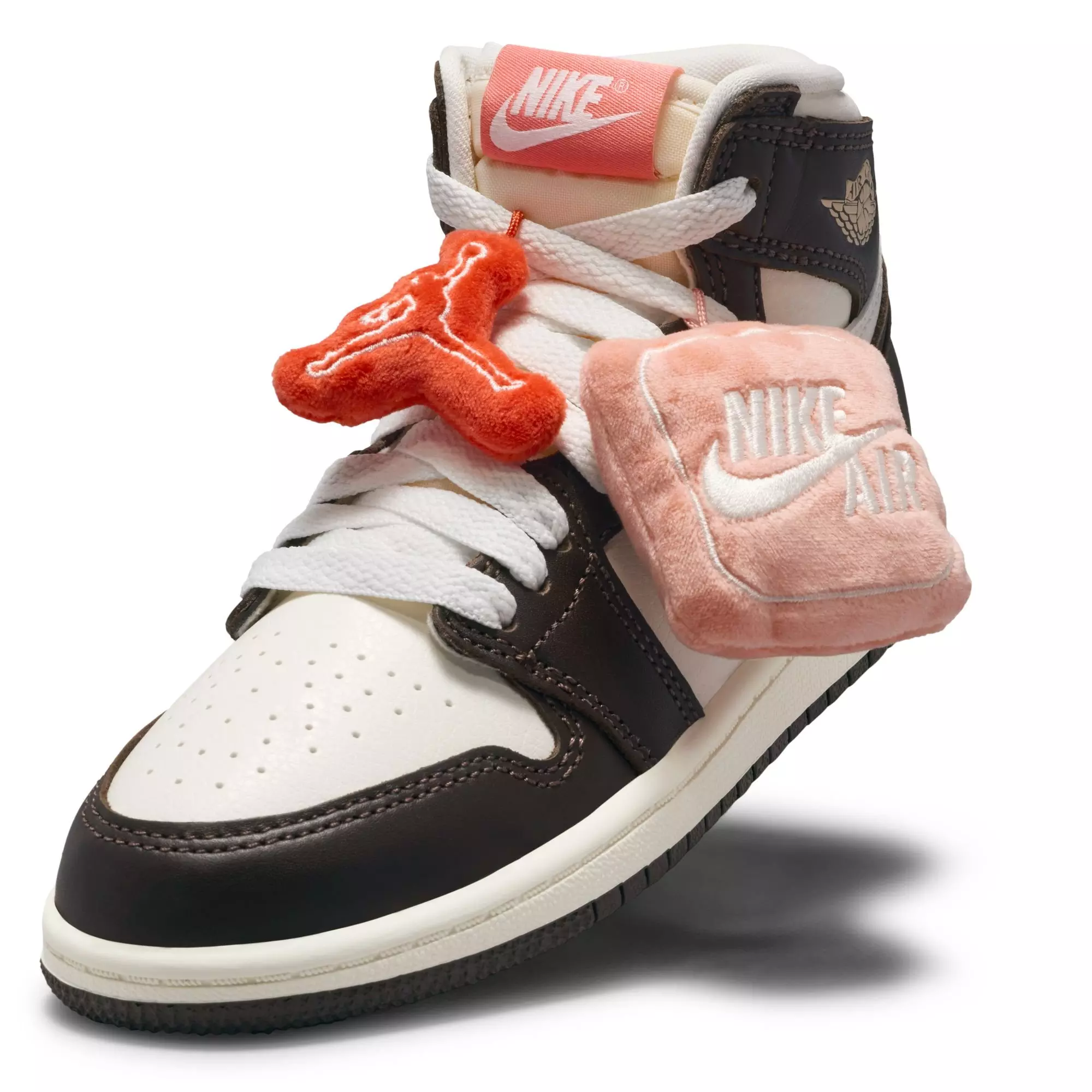 Jordan 1 High OG "Baroque Brown" Preschool Girls' Shoe - BAROQUE BROWN/SAIL/MADDER ROOT