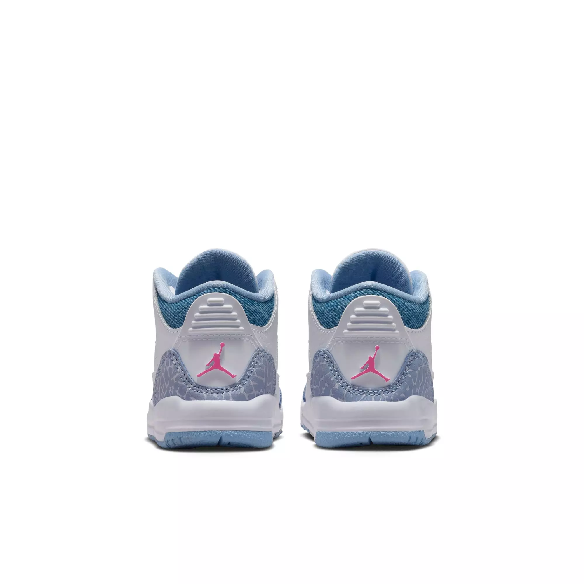 Jordan 3 Retro "Cobalt Bliss" Toddler Girls' Shoe - WHITE/PINK GLOW/COBALT BLISS