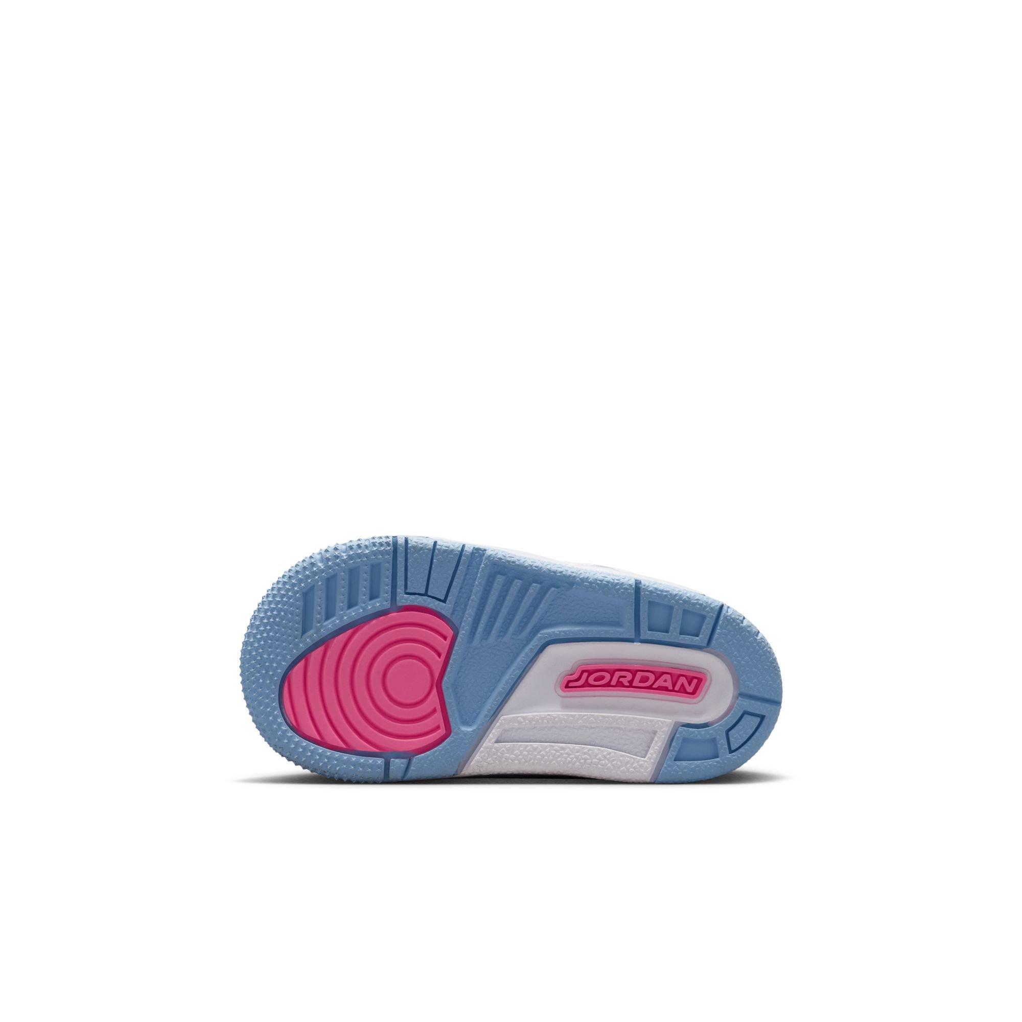 Jordan 3 Retro "Cobalt Bliss" Toddler Girls' Shoe