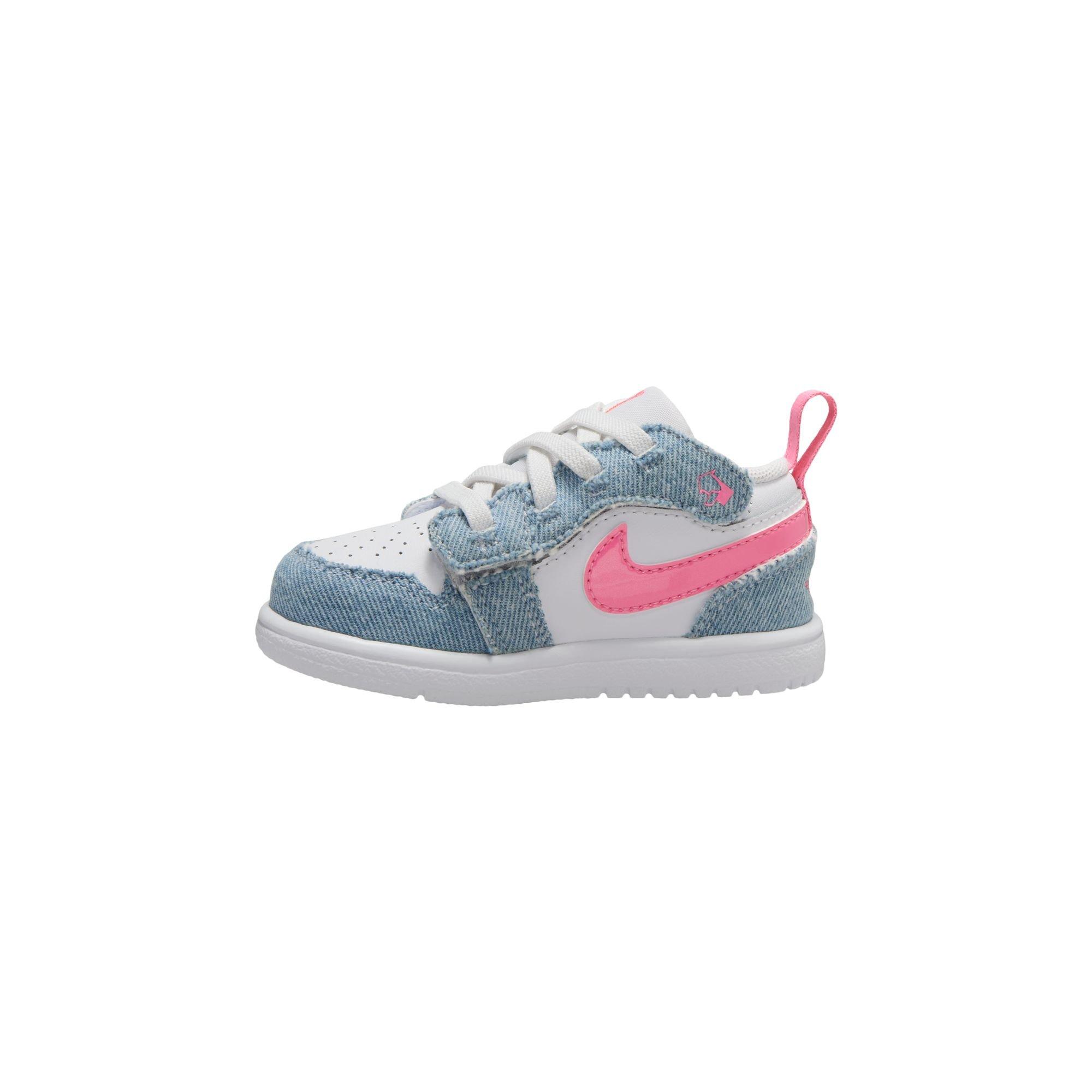 Jordan 1 Low Alt SE Toddler Girls' "Cobalt Bliss/Pink Glow/White" Shoe