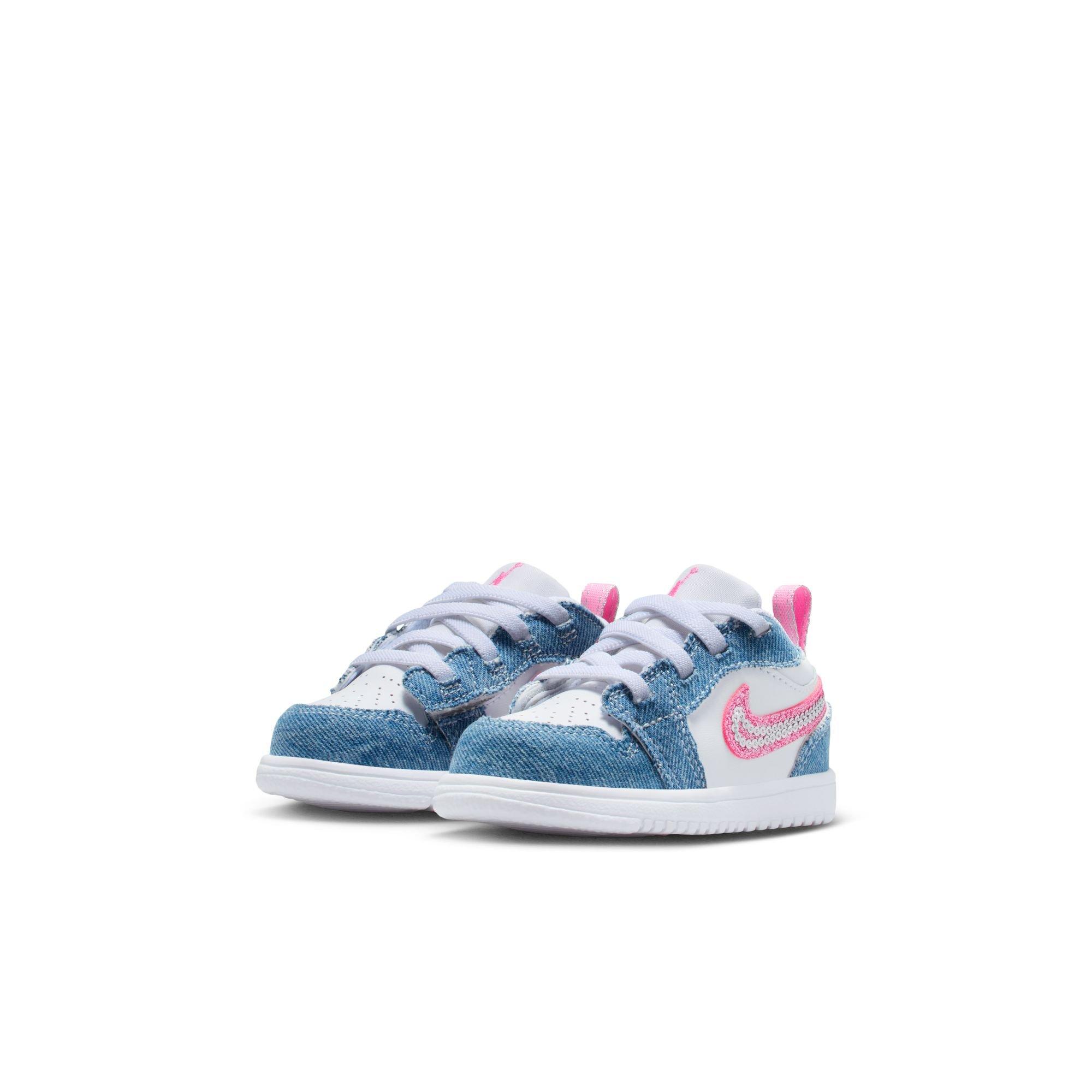 Jordan 1 Low Alt SE Toddler Girls' "Cobalt Bliss/Pink Glow/White" Shoe