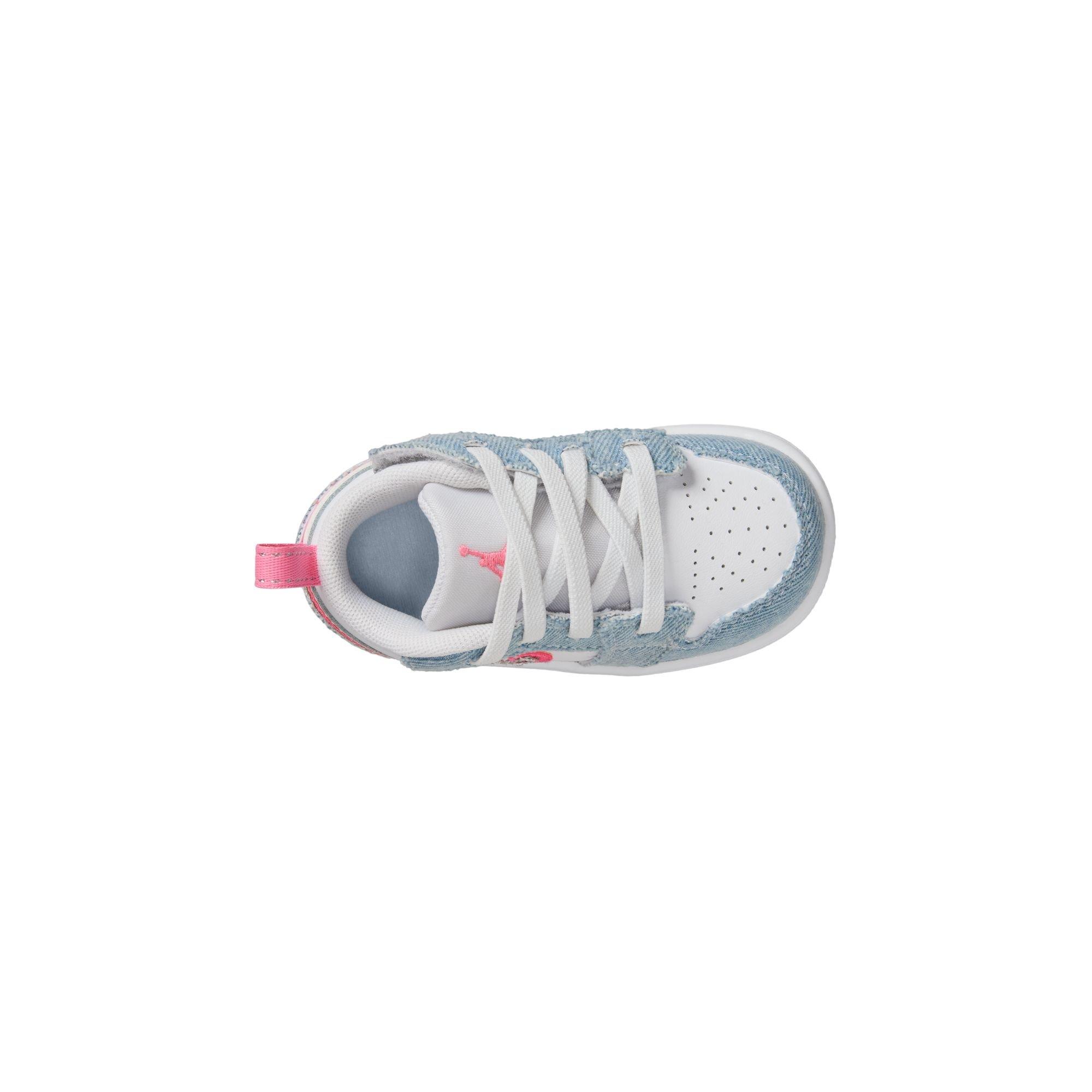 Jordan 1 Low Alt SE Toddler Girls' "Cobalt Bliss/Pink Glow/White" Shoe