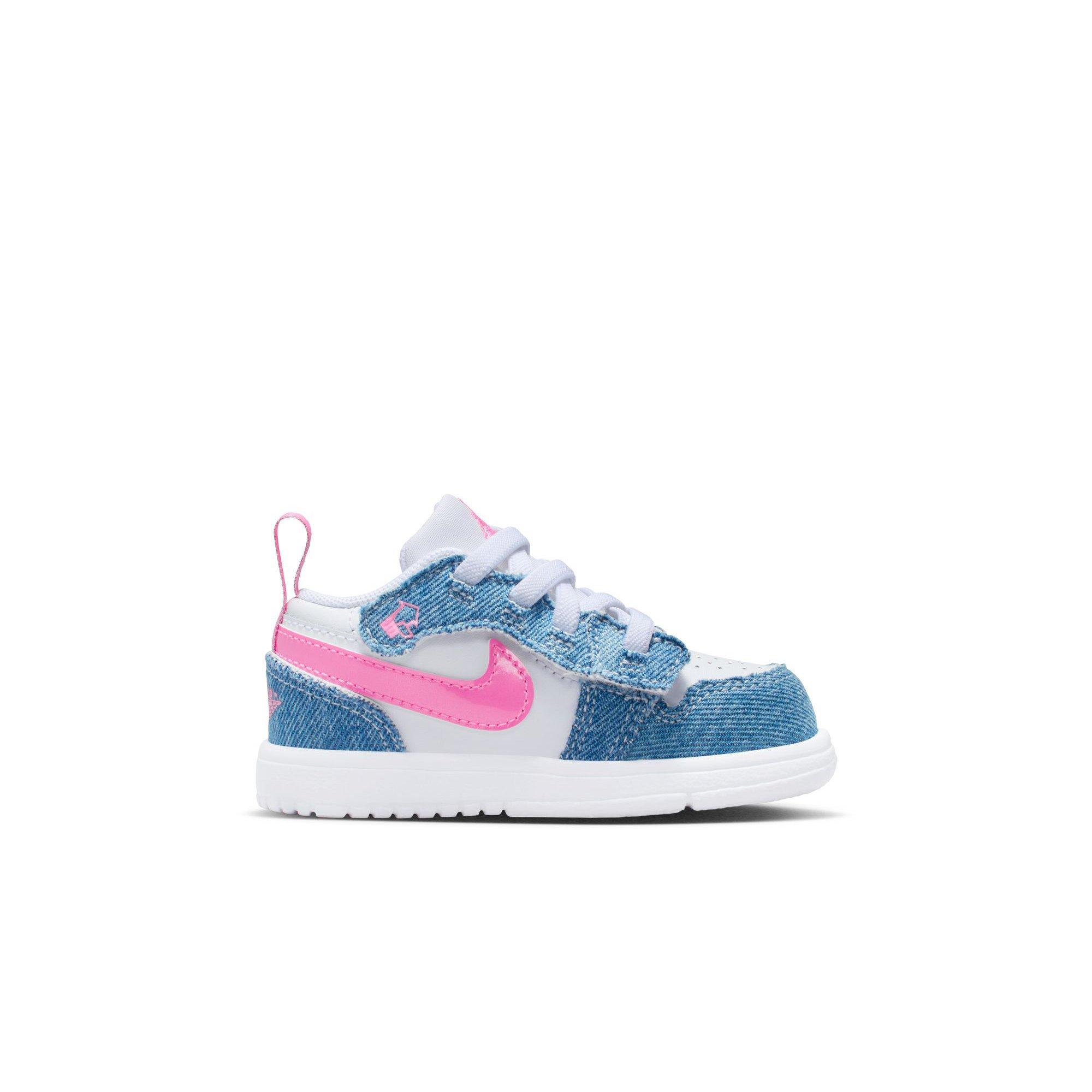 Jordan 1 Low Alt SE Toddler Girls' "Cobalt Bliss/Pink Glow/White" Shoe