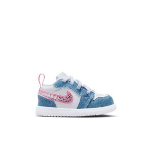 Jordan 1 Low Alt SE "Cobalt Bliss/Pink Glow/White" Toddler Girls' Shoe