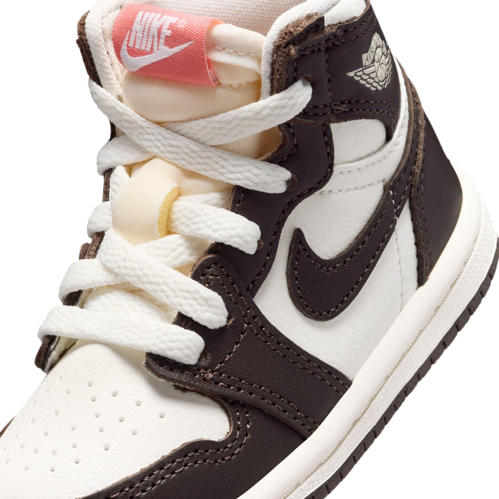 Jordan 1 High OG Toddler Girls' "Baroque Brown" Shoe