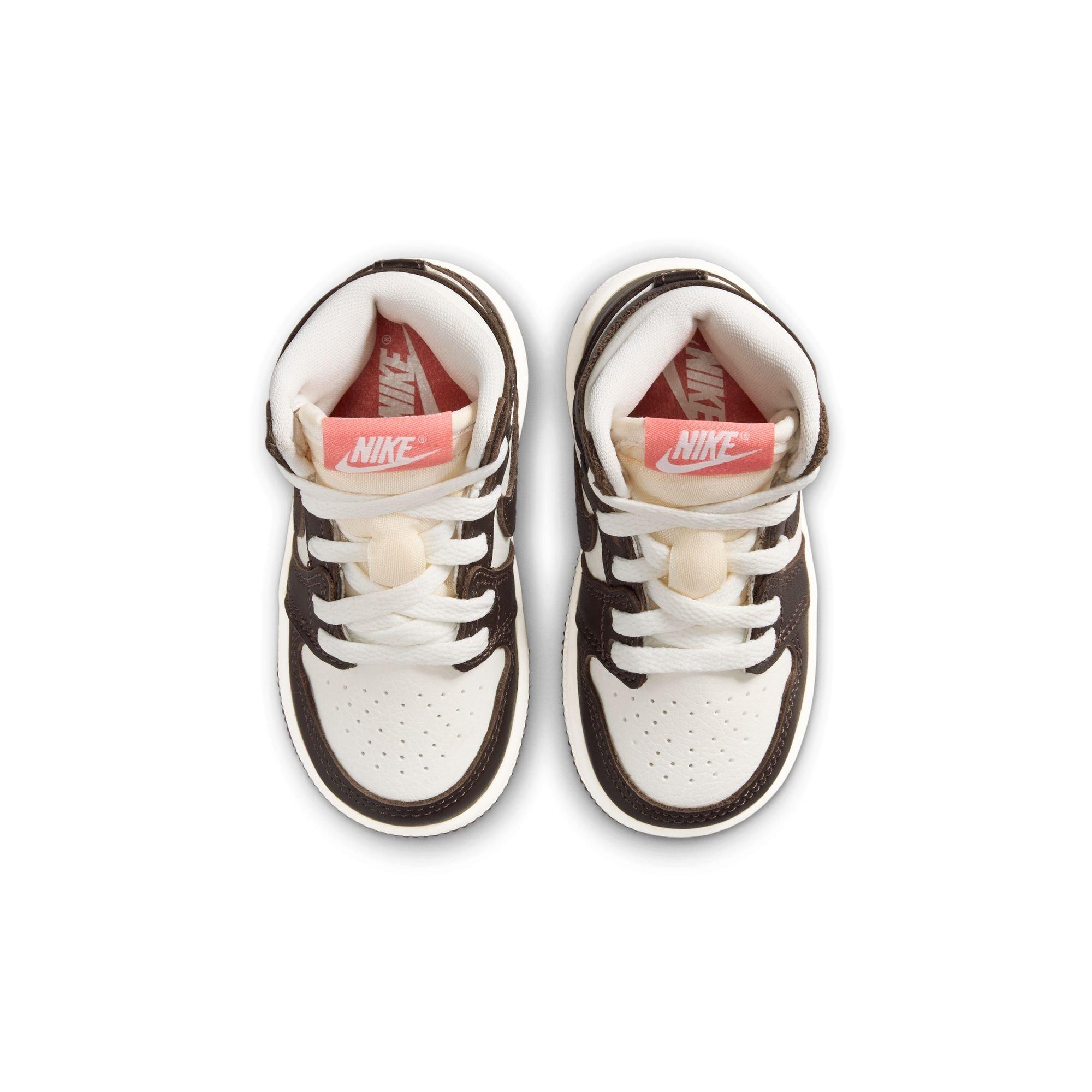 Jordan 1 High OG Toddler Girls' "Baroque Brown" Shoe