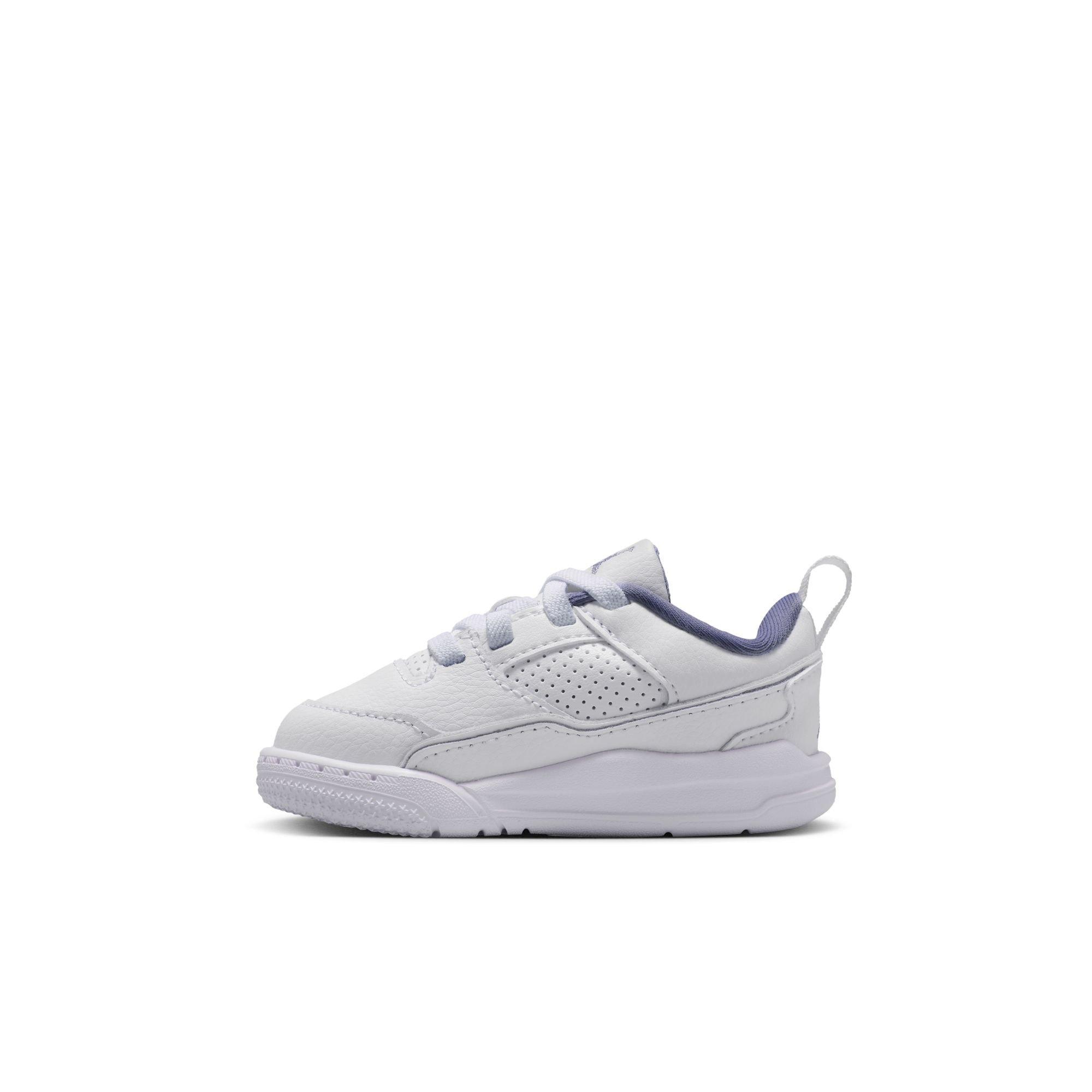 Jordan Flight Court Toddler Girls' "White/Dusty Amethyst" Shoe
