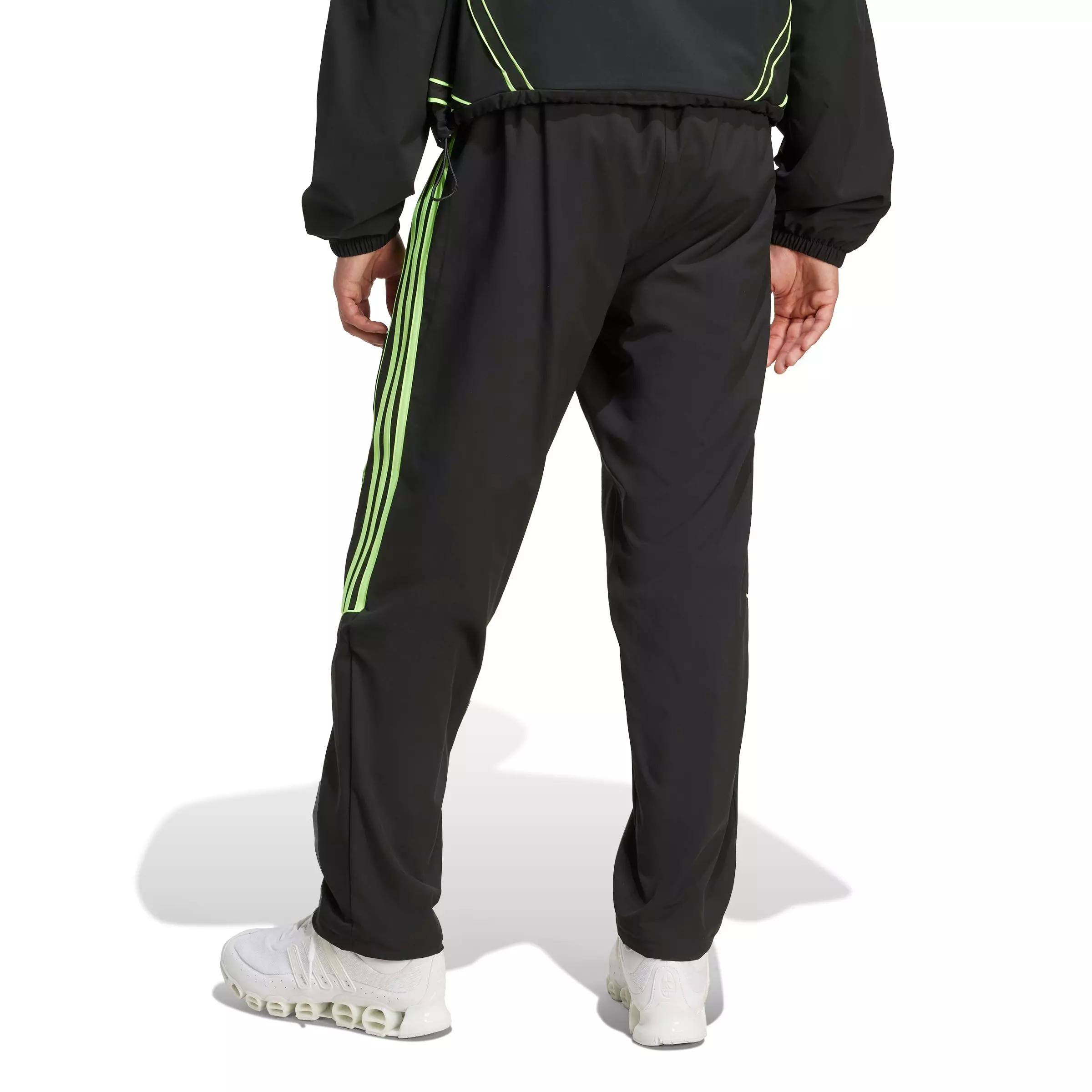 adidas Men's Teamgeist Adicolor Track Pants - BLACK/GREEN