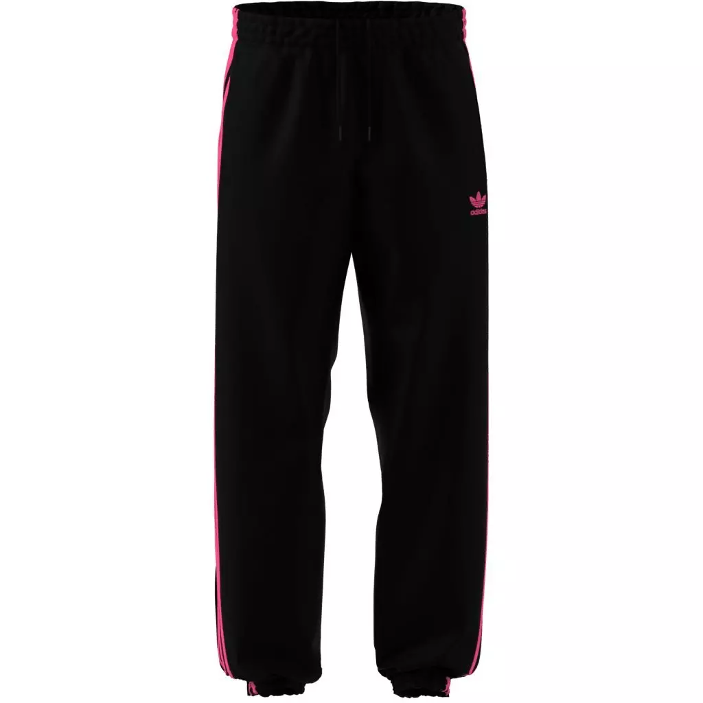 adidas Originals Men's Adicolor Woven Firebird Track Pants - BLACK/PINK