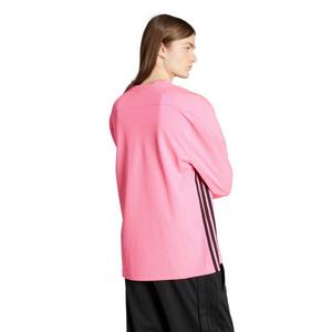 adidas Originals Men's Adicolor Mesh Long-Sleeve Tee-Pink/Black