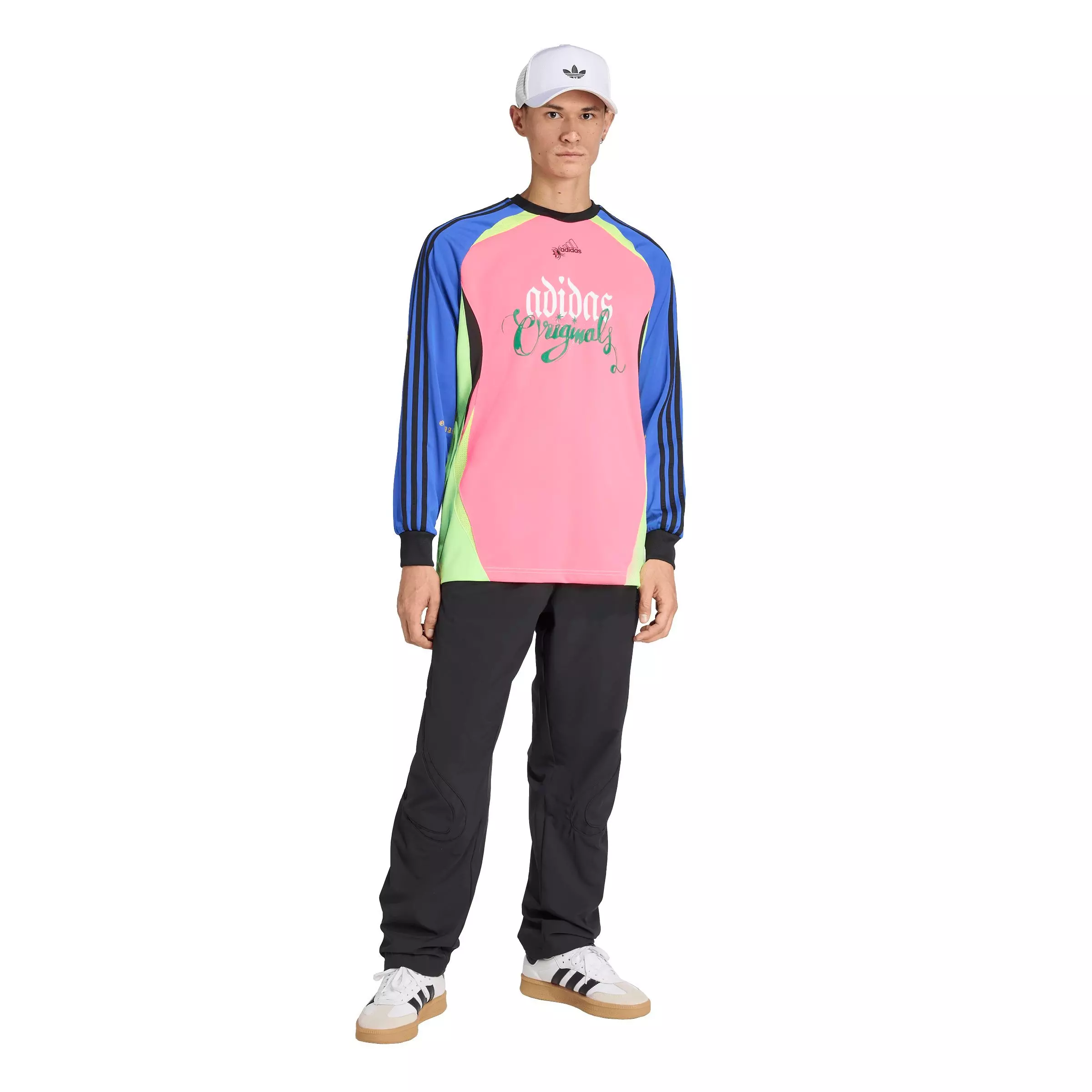 adidas Men's Spiders Goalkeeper Loose Long-Sleeve Top