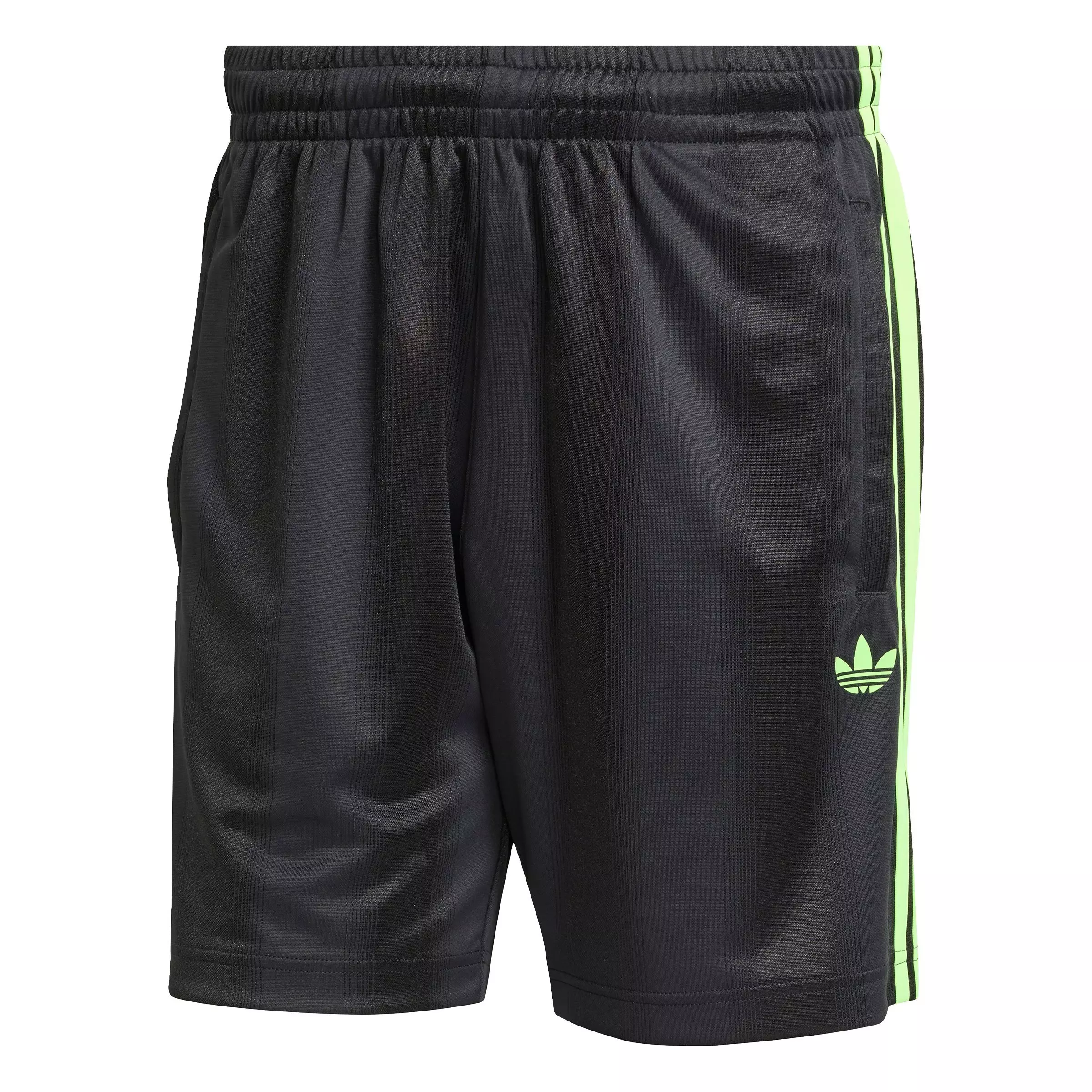 adidas Originals Men's Adicolor Jacquard Shorts - BLACK/GREEN