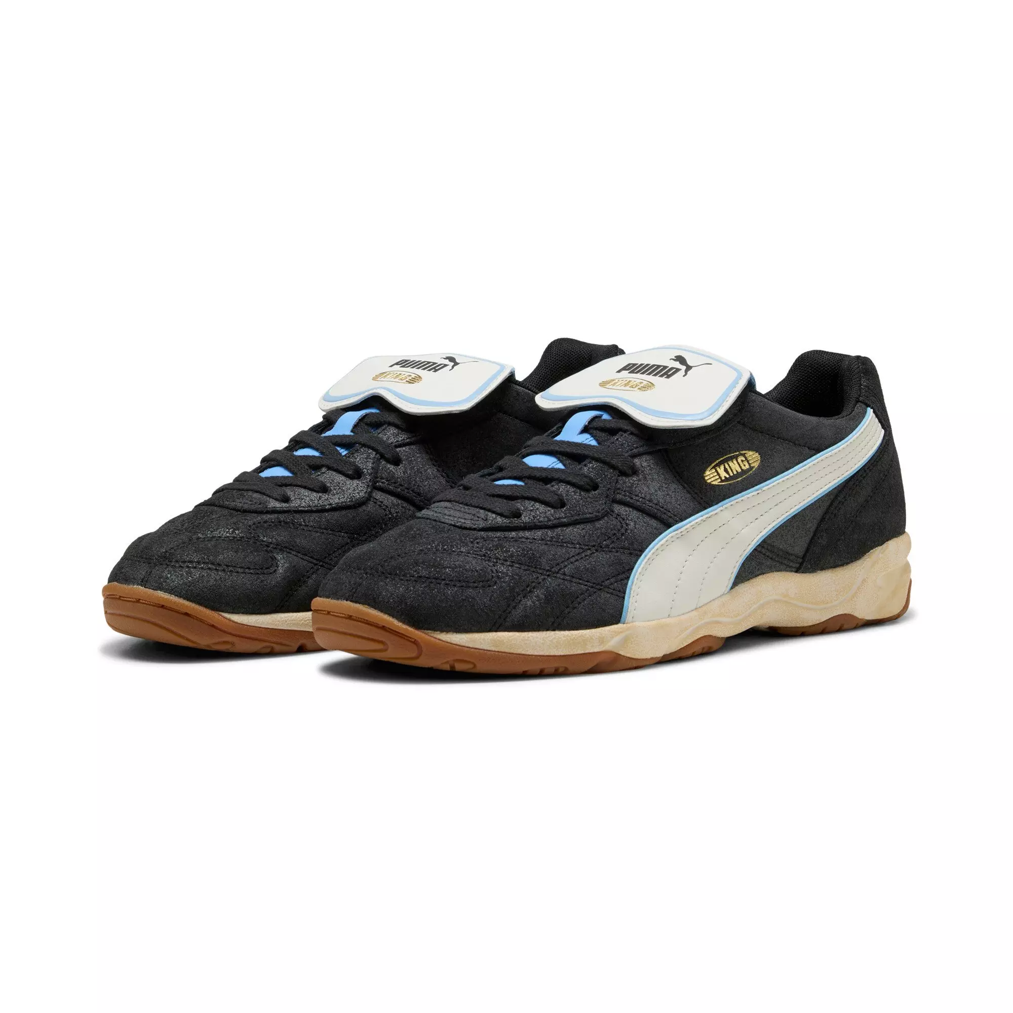 PUMA King Indoor "Black/White" Men's Shoe - BLACK/WHITE