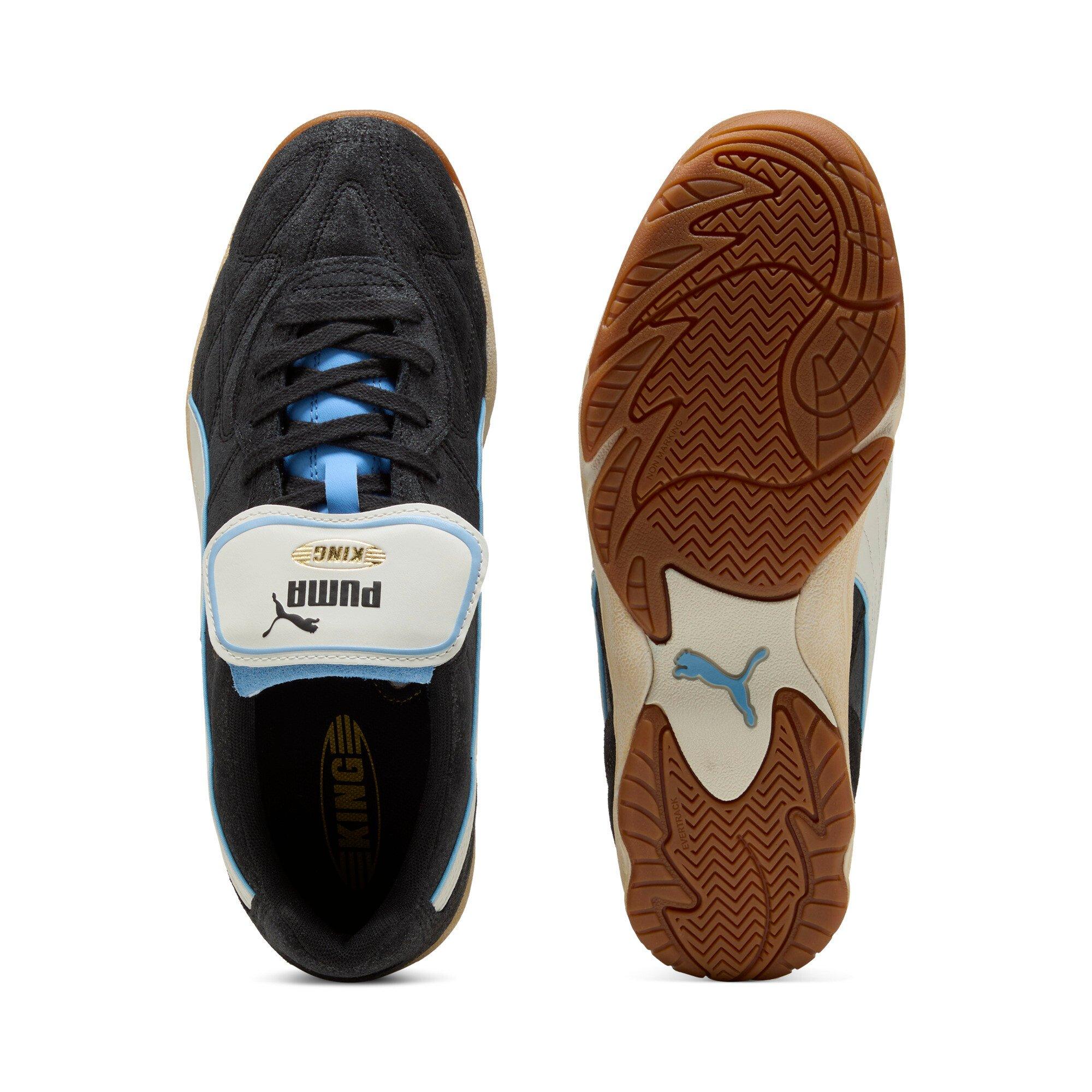 PUMA King Indoor "Black/White" Men's Shoe - BLACK/WHITE Thumbnail View 4