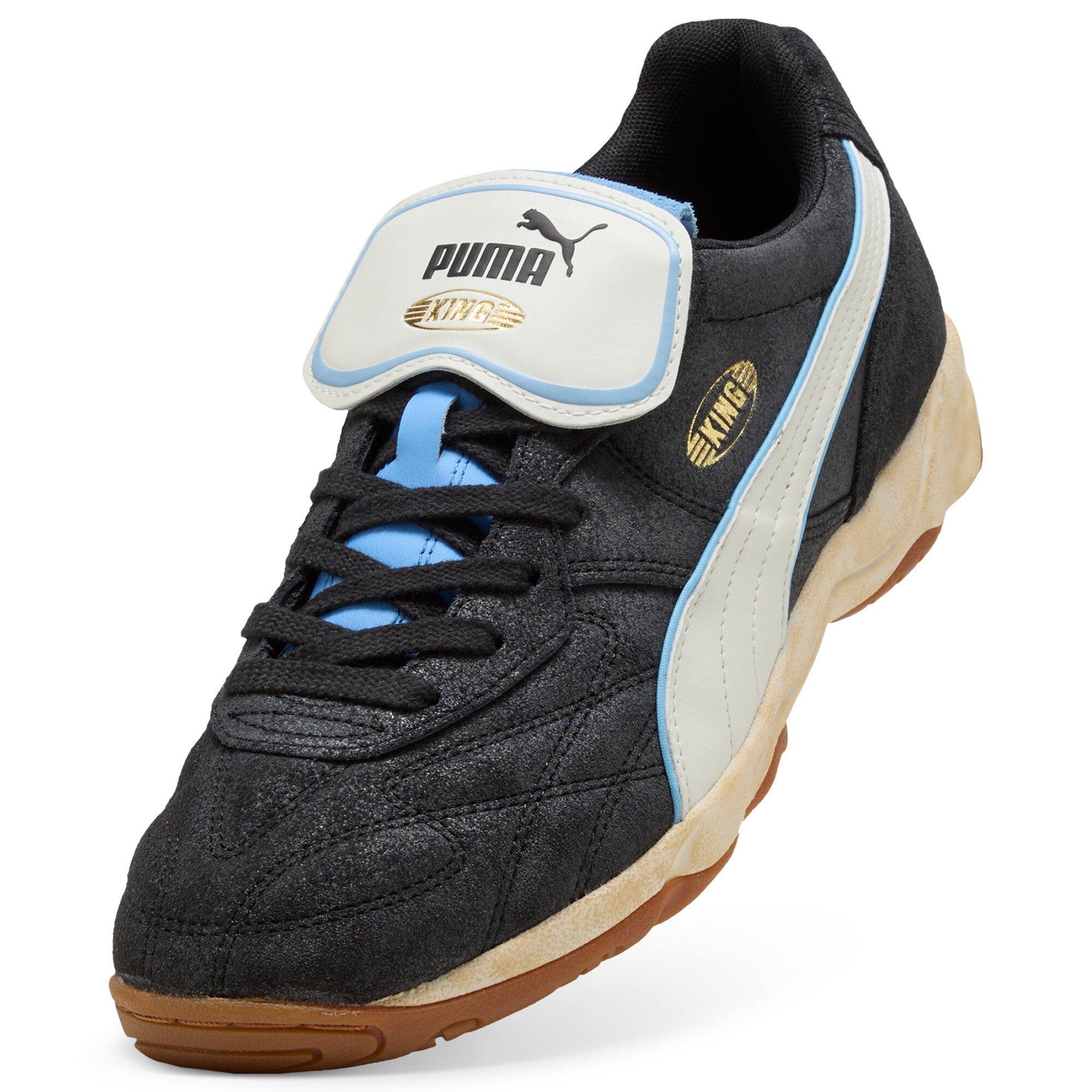 PUMA King Indoor "Black/White" Men's Shoe - BLACK/WHITE Thumbnail View 5