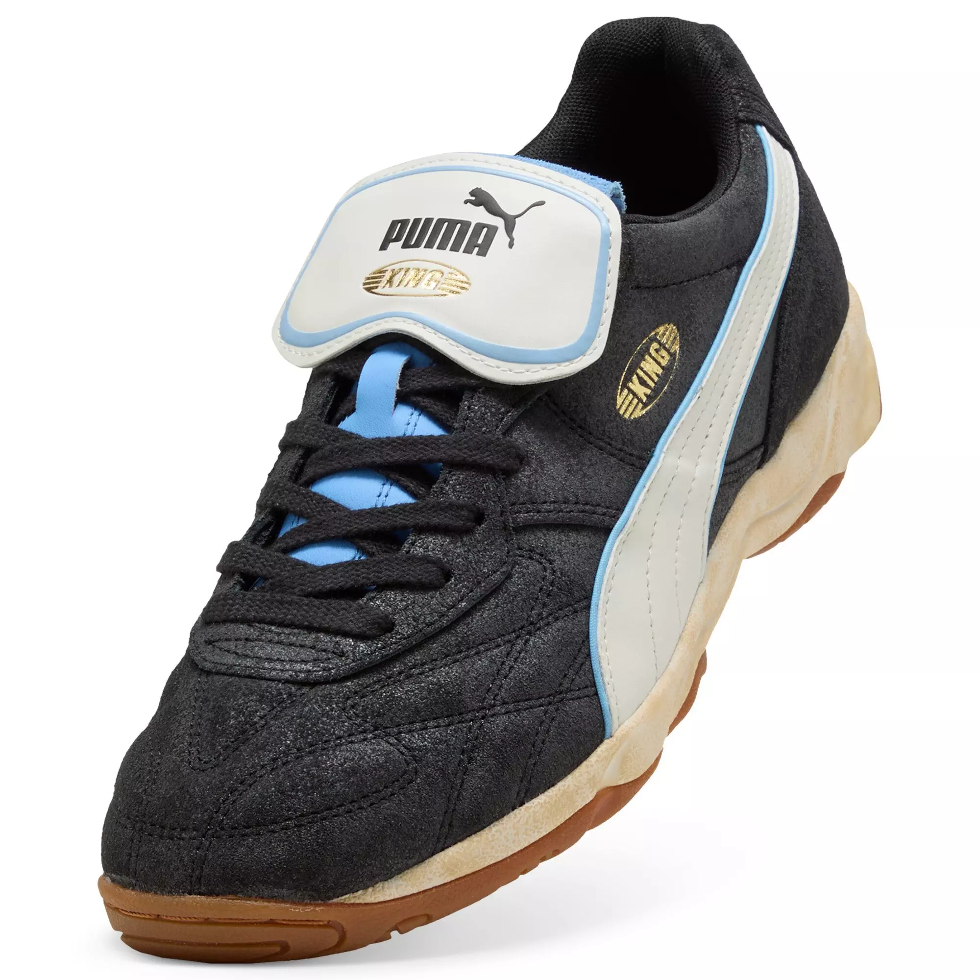 PUMA King Indoor "Black/White" Men's Shoe - BLACK/WHITE