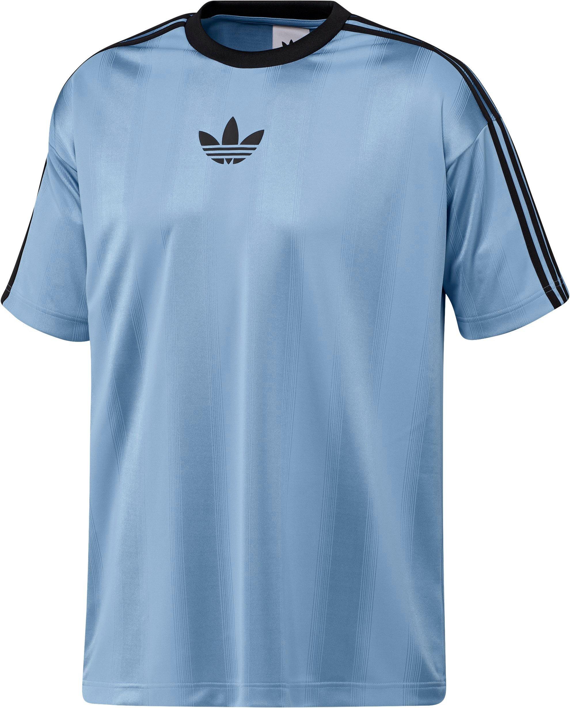 adidas Originals Men's Adicolor Jacquard Jersey - LT BLUE Thumbnail View 1