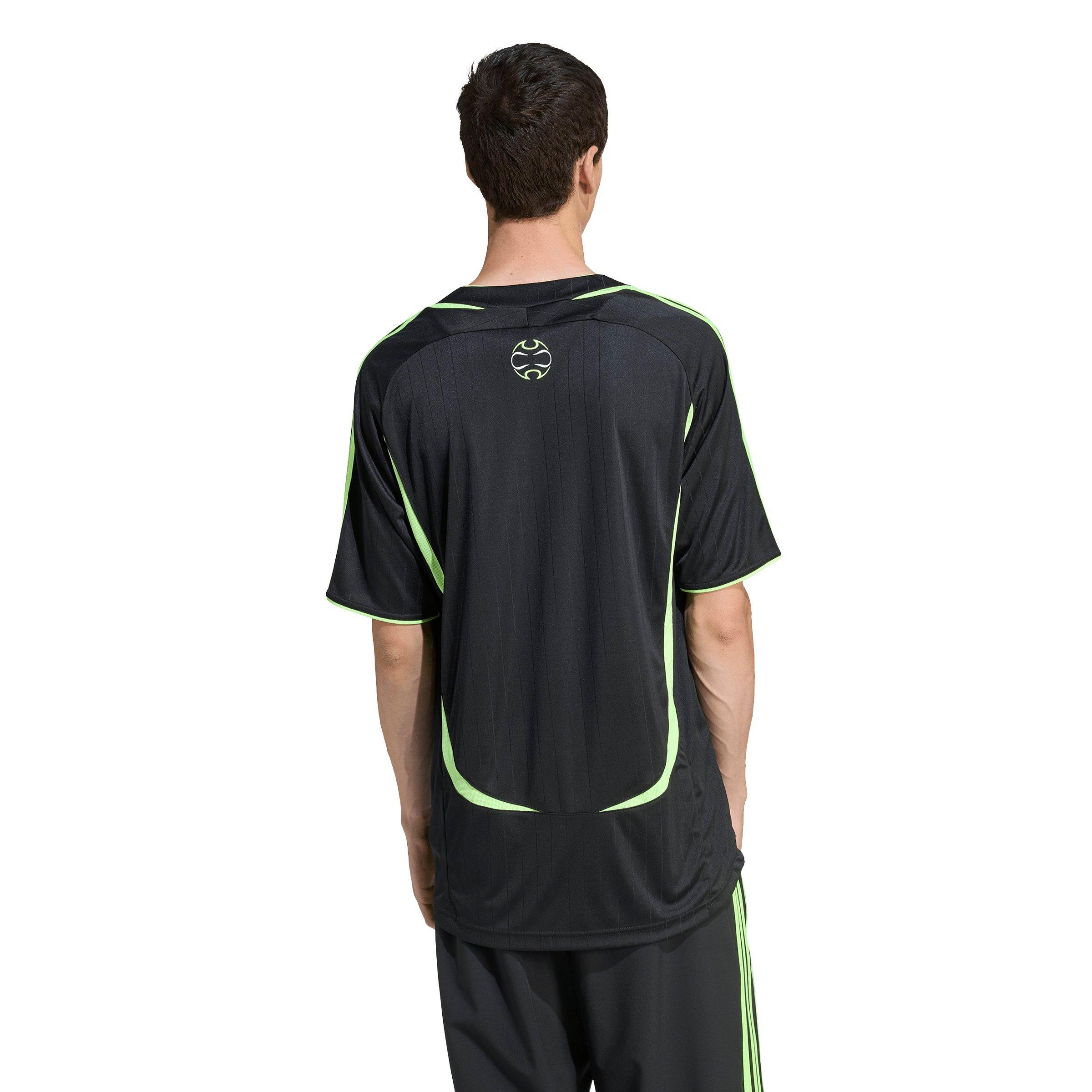 adidas Men's Teamgeist Adicolor Tee - BLACK/GREEN Thumbnail View 2