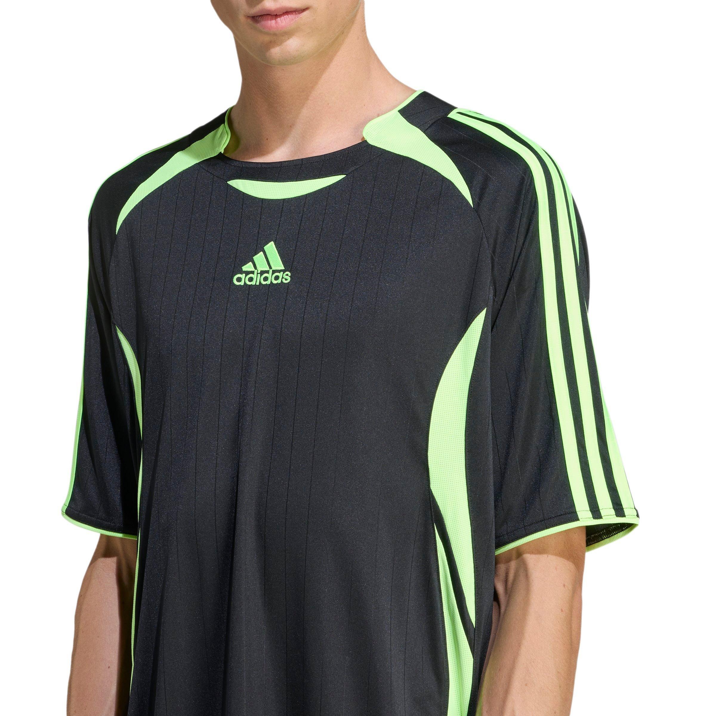 adidas Men's Teamgeist Adicolor Tee - BLACK/GREEN Thumbnail View 3