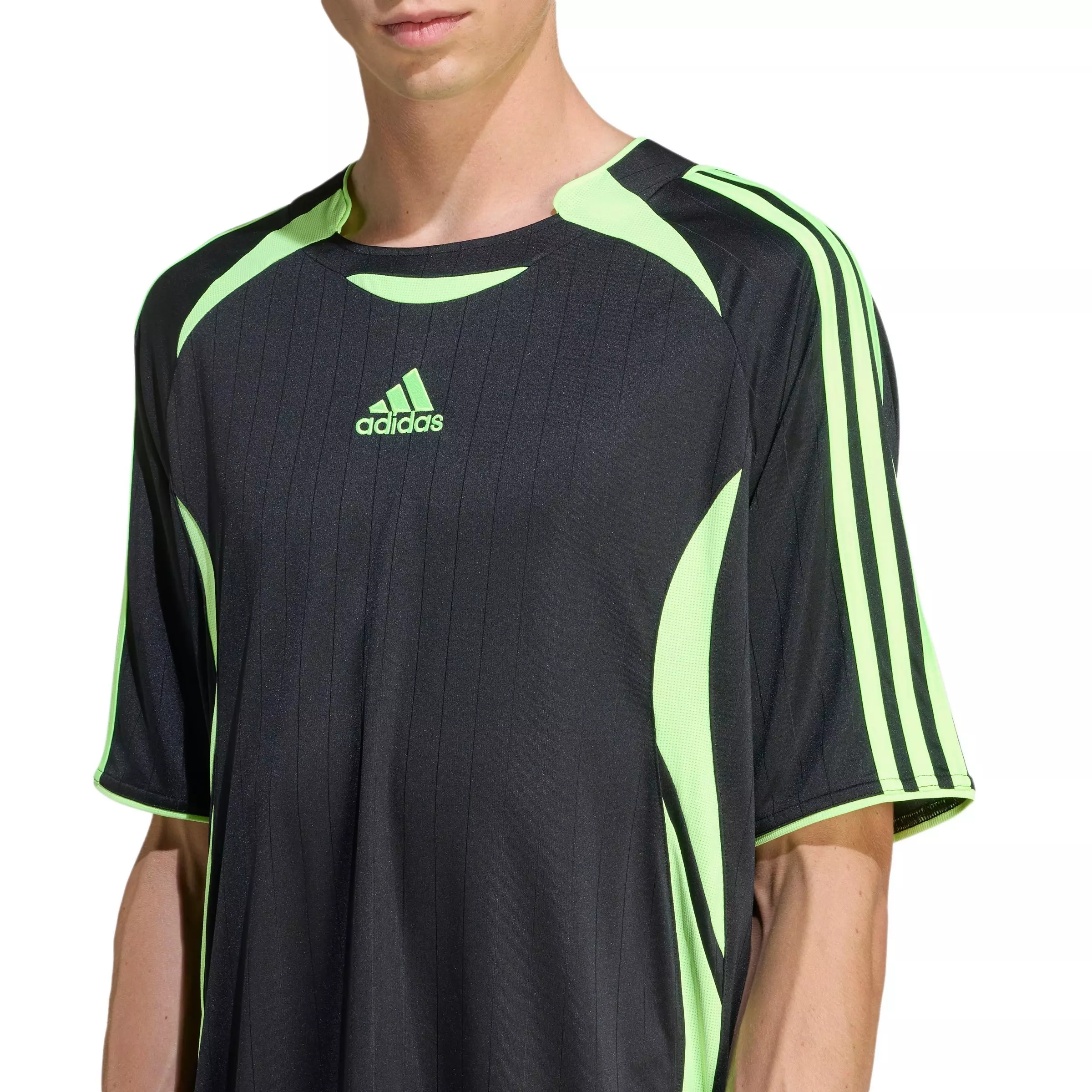 adidas Men's Teamgeist Adicolor Tee - BLACK/GREEN