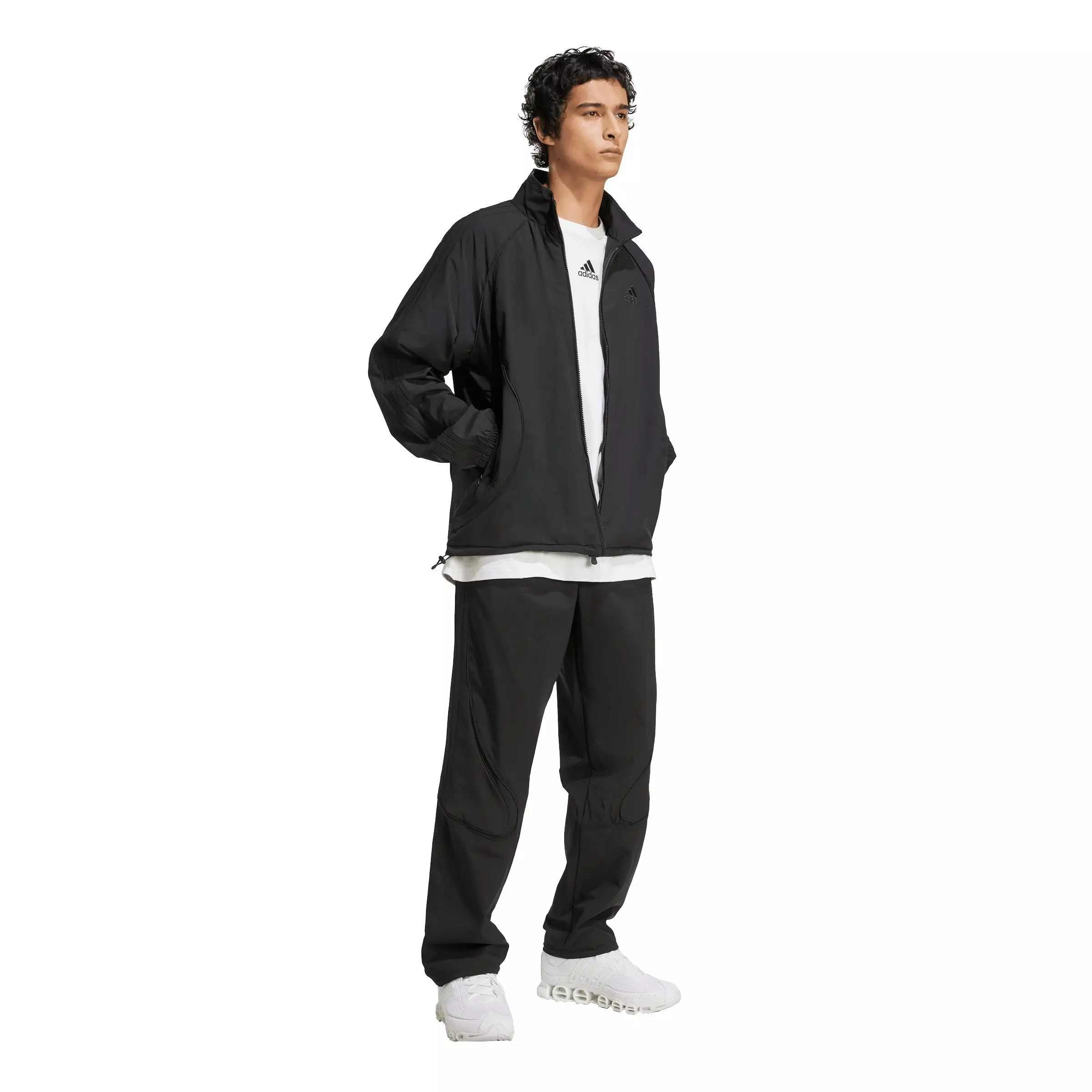 adidas Men's Teamgeist Adicolor Track Track Pants - BLACK