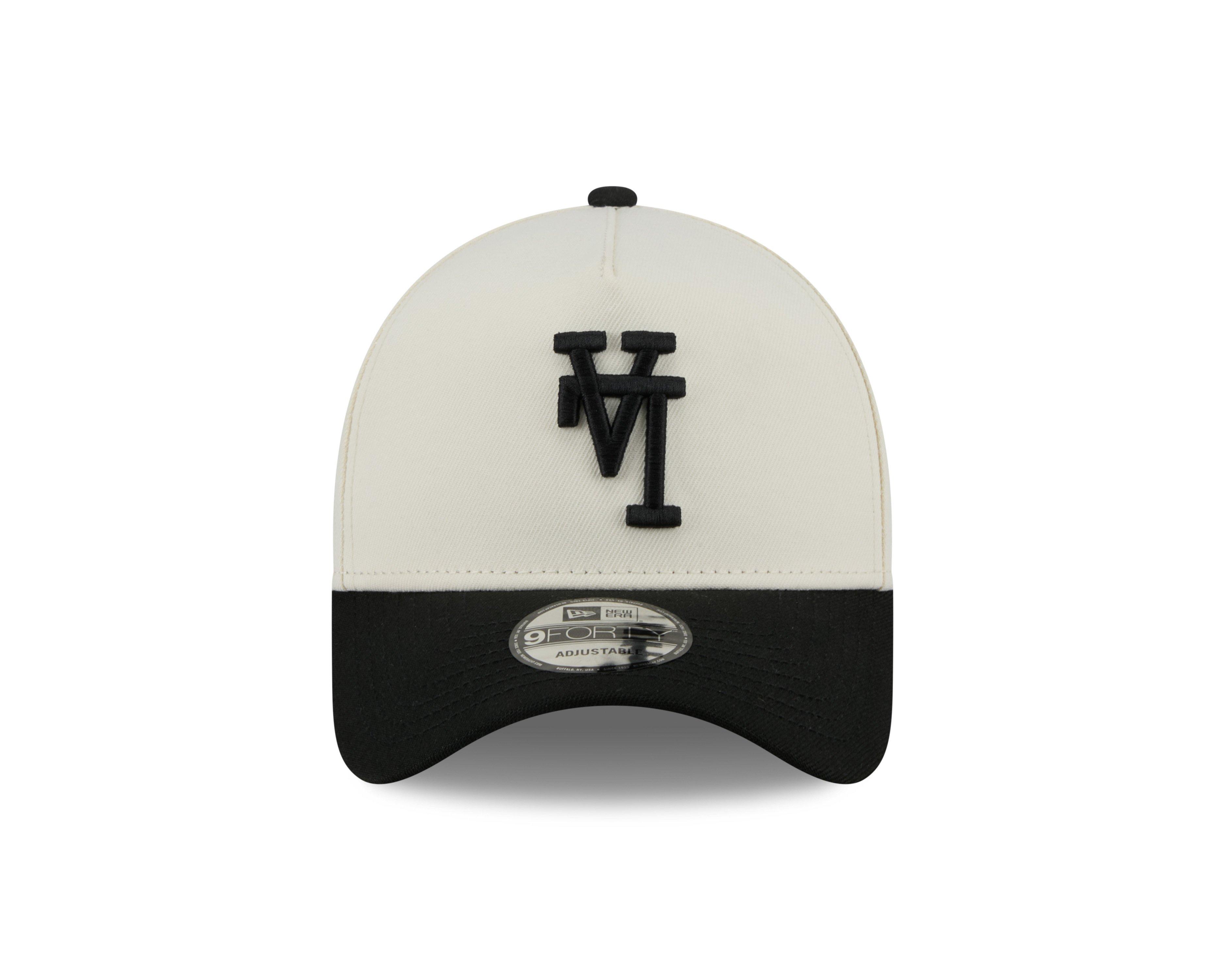 New Era Los Angeles Dodgers 9FORTY Upside Down Snapback Hat - Cream/Black - CREAM Thumbnail View 3