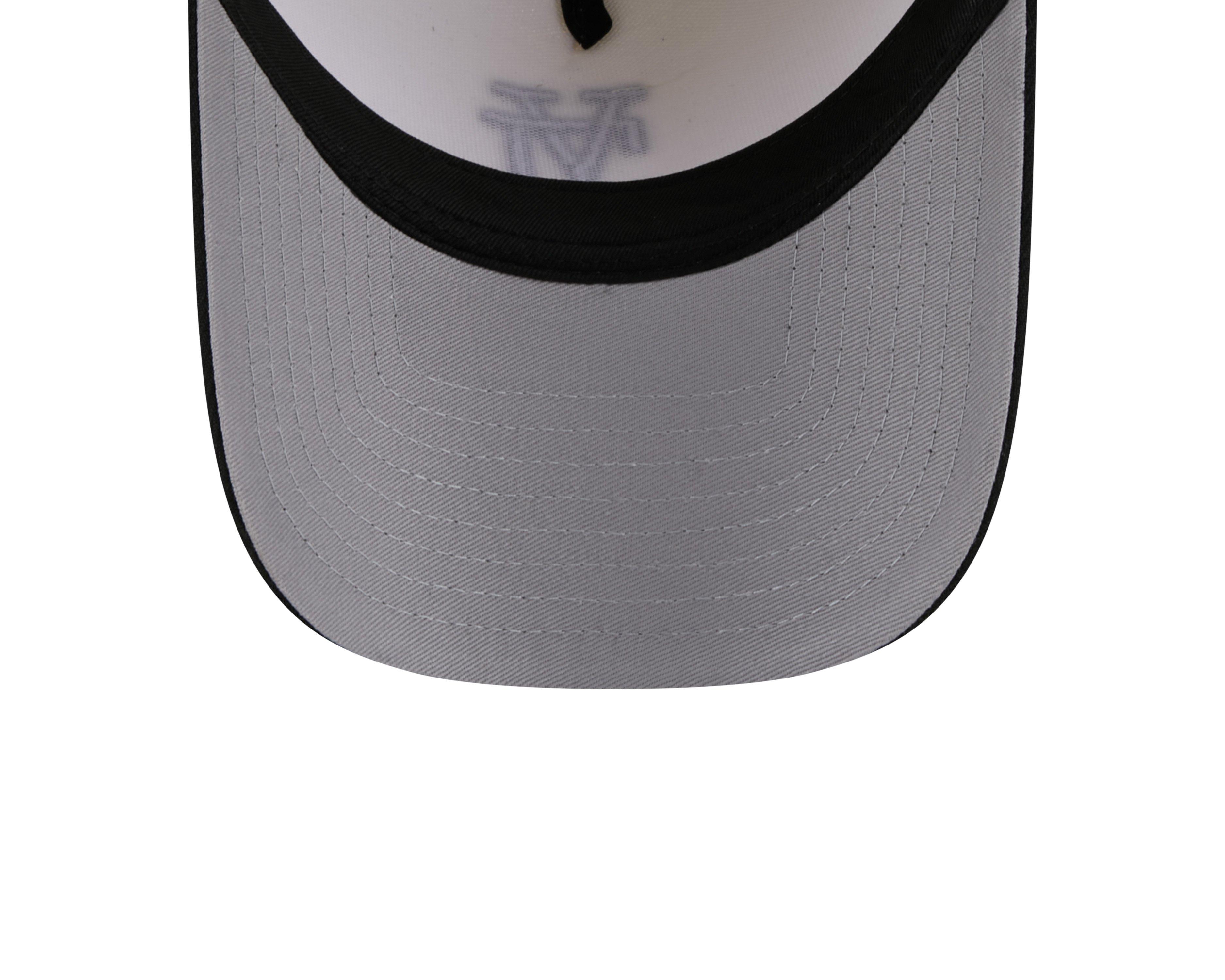 New Era Los Angeles Dodgers 9FORTY Upside Down Snapback Hat - Cream/Black - CREAM Thumbnail View 7