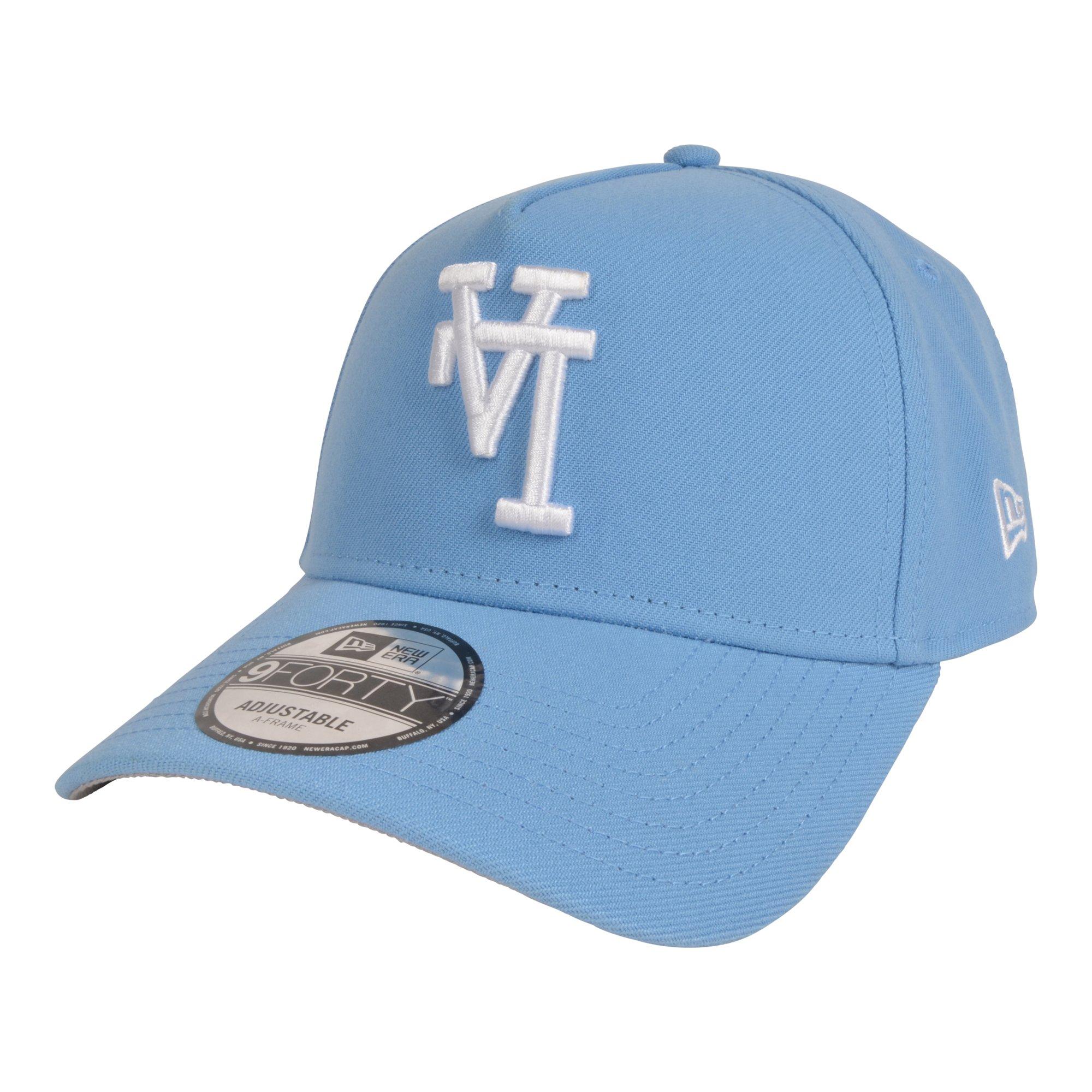New Era Los Angeles Dodgers 9FORTY Upside Down Snapback Hat - Light Blue - BLUE Thumbnail View 1