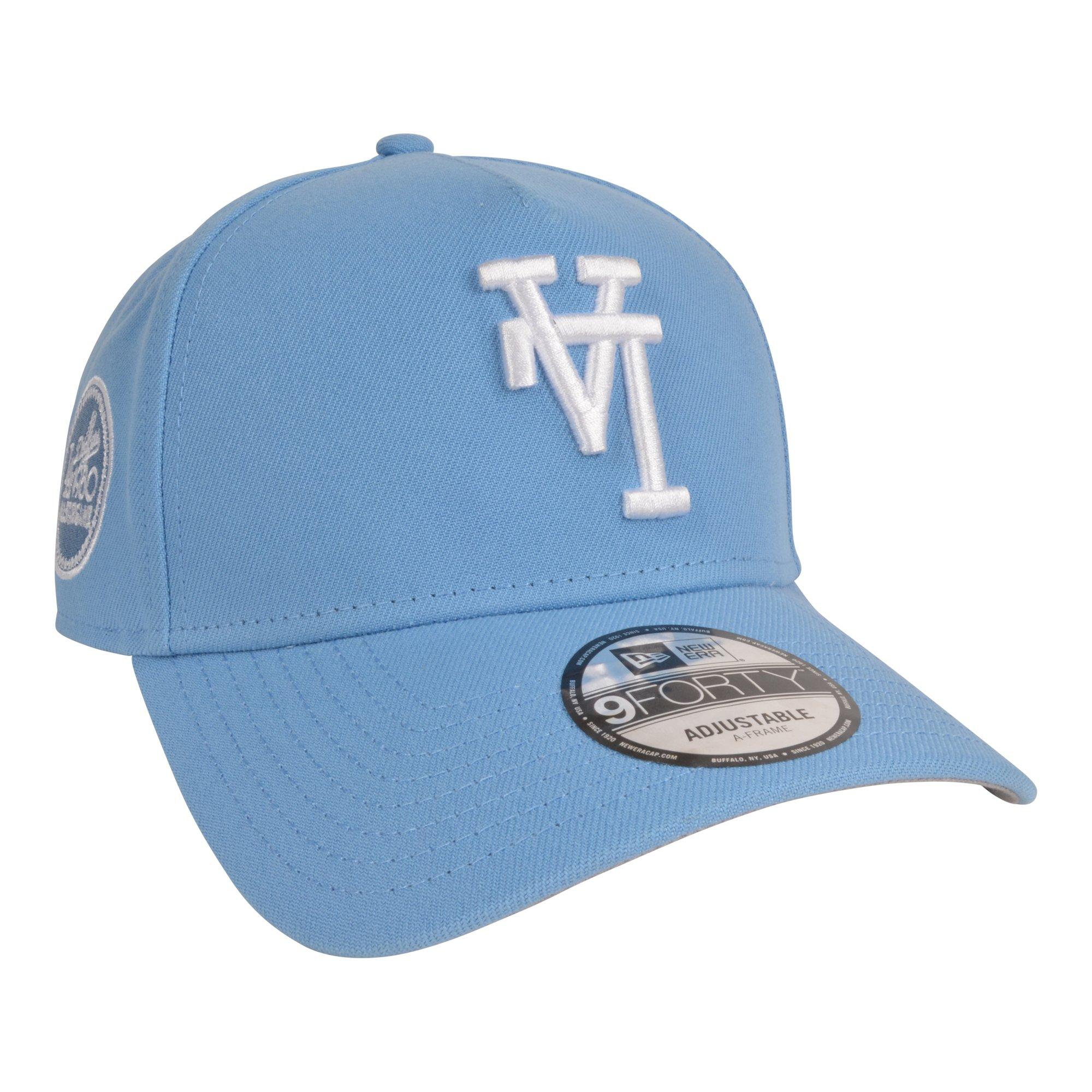 New Era Los Angeles Dodgers 9FORTY Upside Down Snapback Hat - Light Blue - BLUE Thumbnail View 2