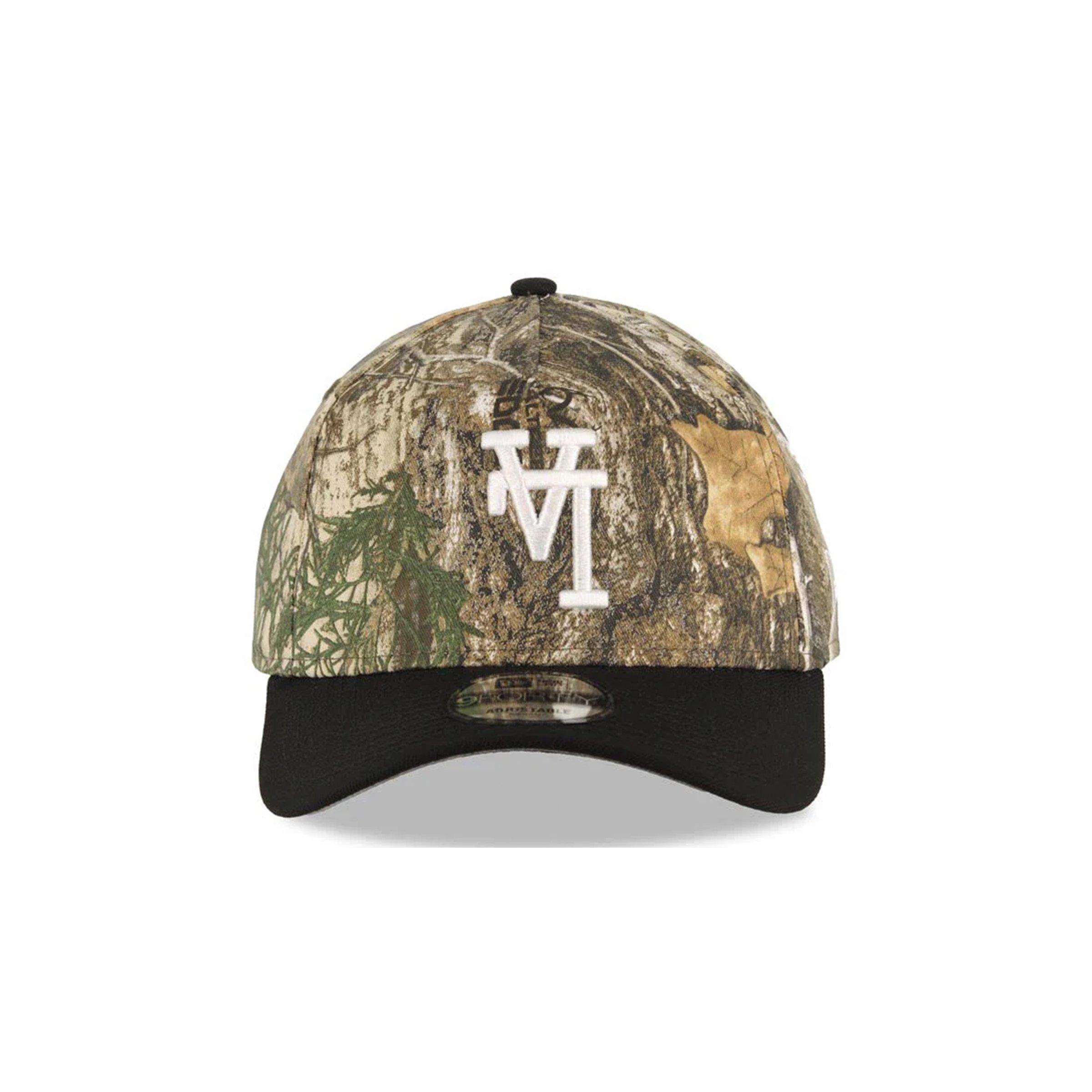 New Era Los Angeles Dodgers 9FORTY Upside Down Snapback Hat-Real Tree/Black