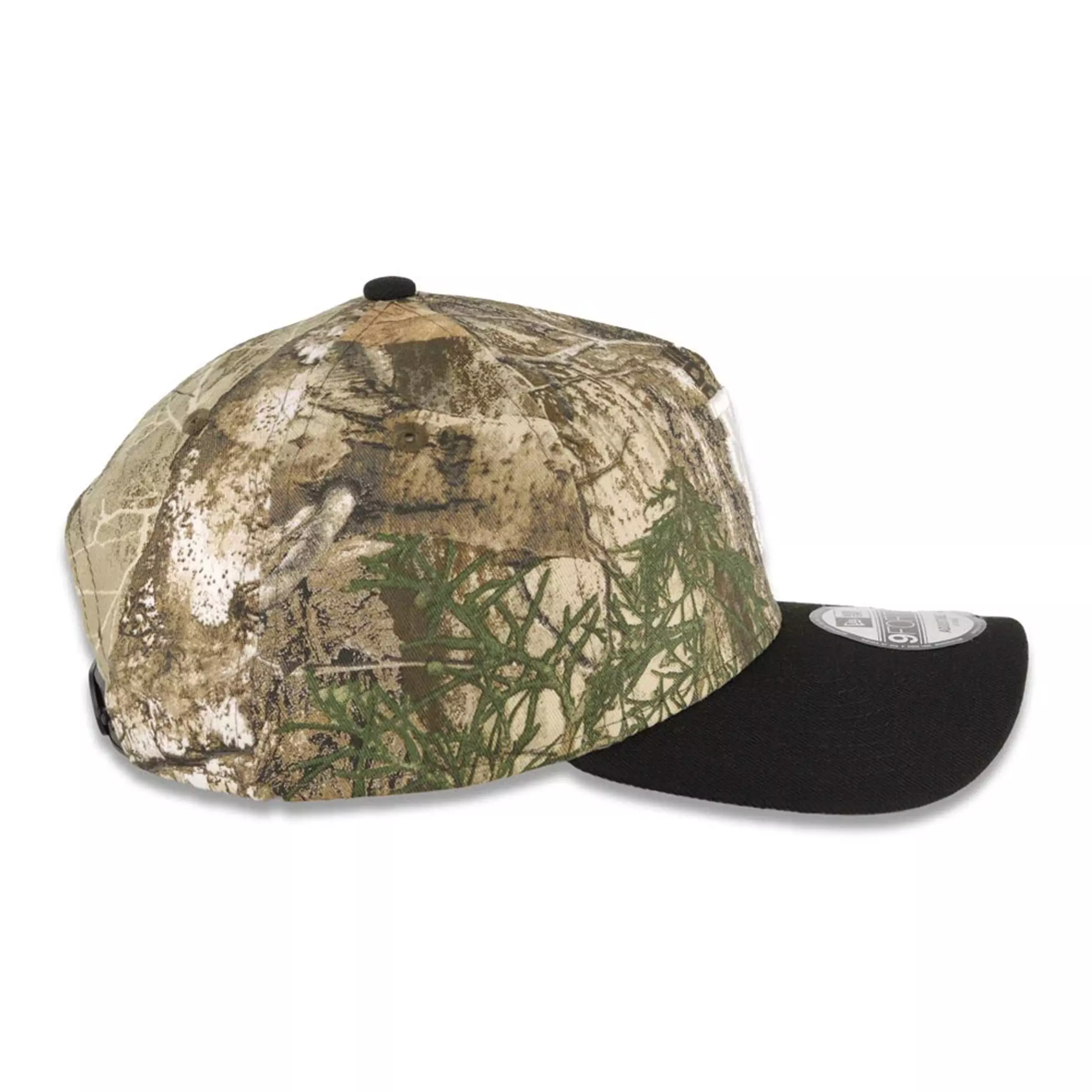 New Era Los Angeles Dodgers 9FORTY Upside Down Snapback Hat-Real Tree/Black - BLACK